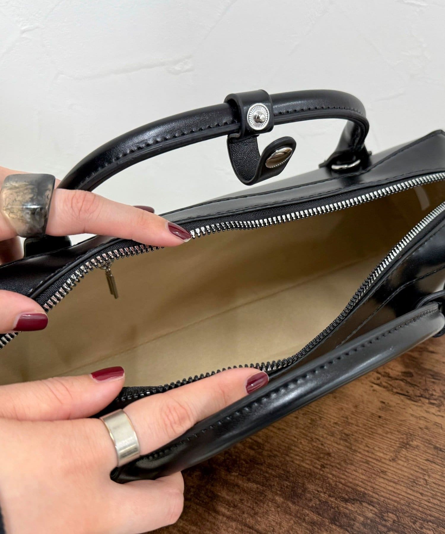 FREDY & GLOSTER(フレディ アンド グロスター) ショートハンドルボストンバッグ