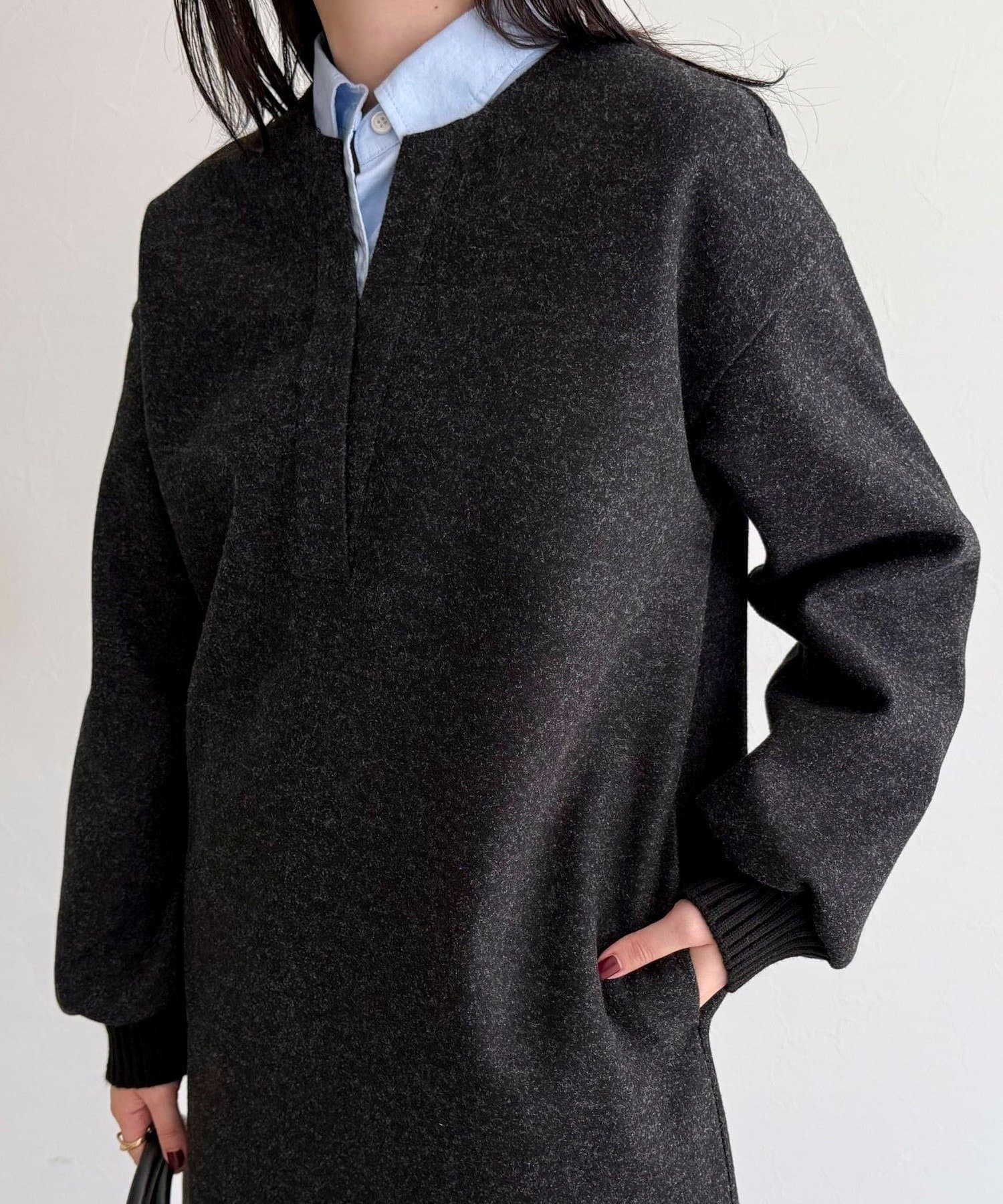 FREDY & GLOSTER(フレディ アンド グロスター) ソフトニットメルトンワンピース