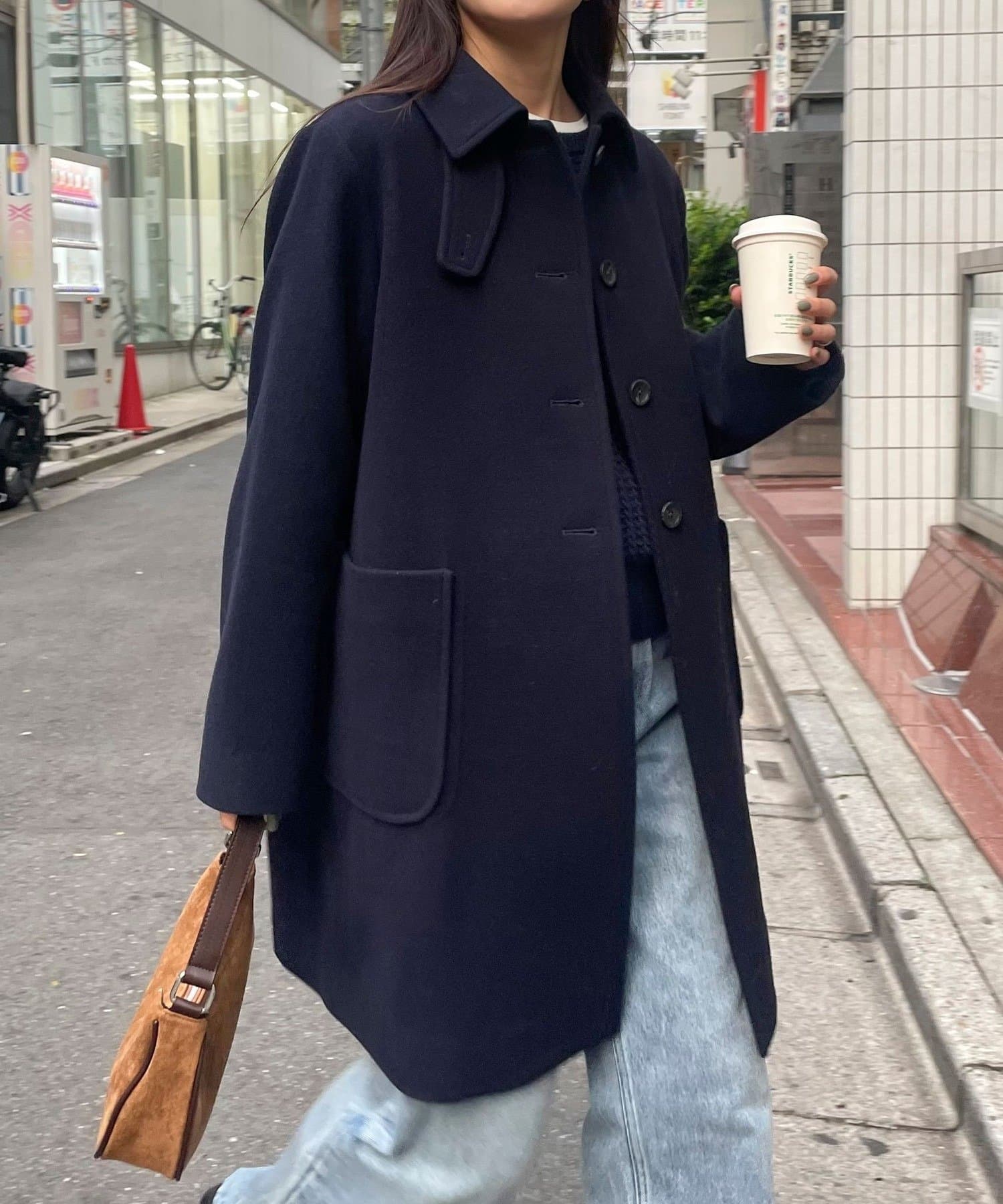 FREDY & GLOSTER(フレディ アンド グロスター) 【追加生産決定！】Super100ステンカラーミドルコート