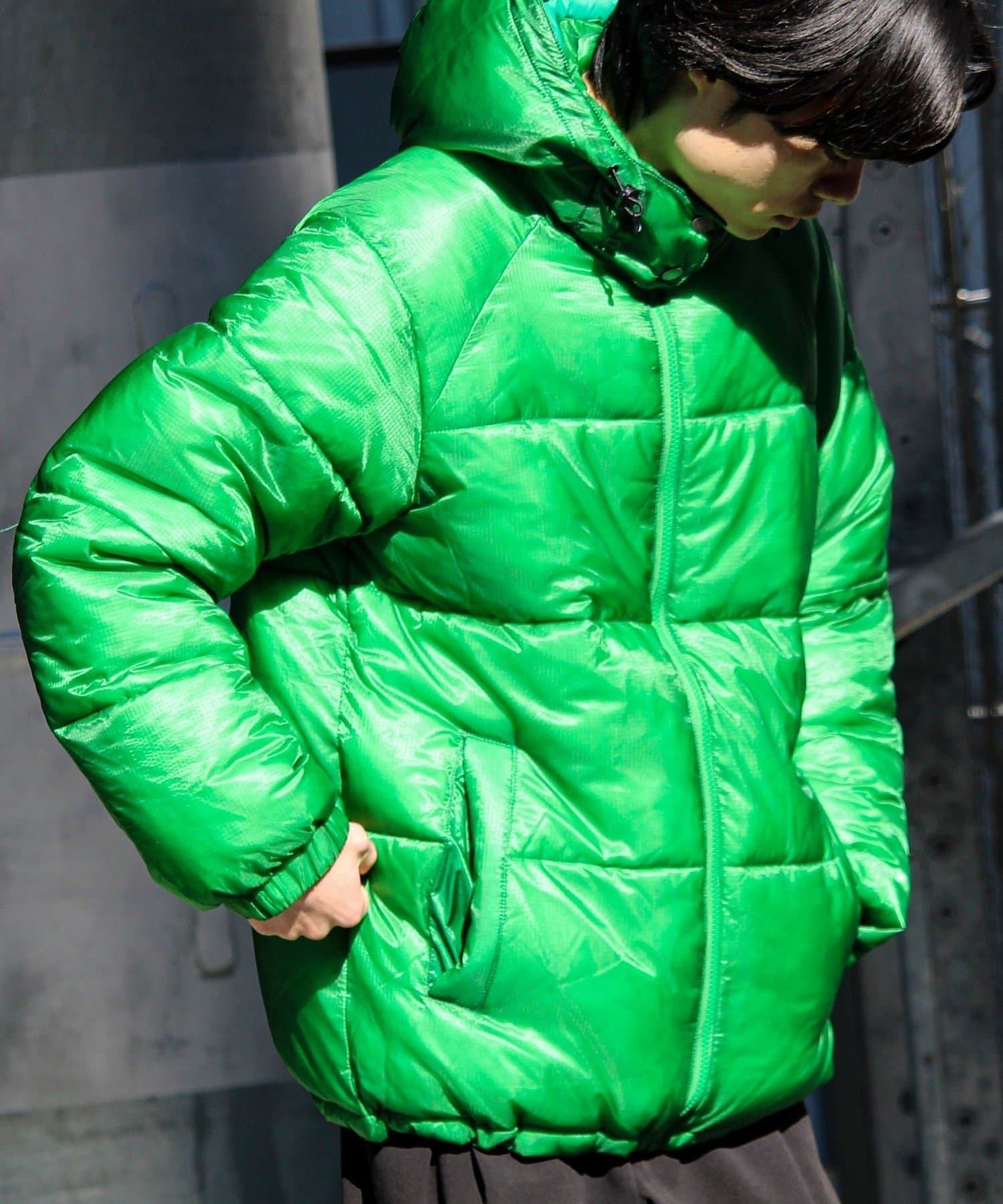 FREDY & GLOSTER(フレディ アンド グロスター) 【フード脱着OK】シアーリップ 2WAY中綿パーカー