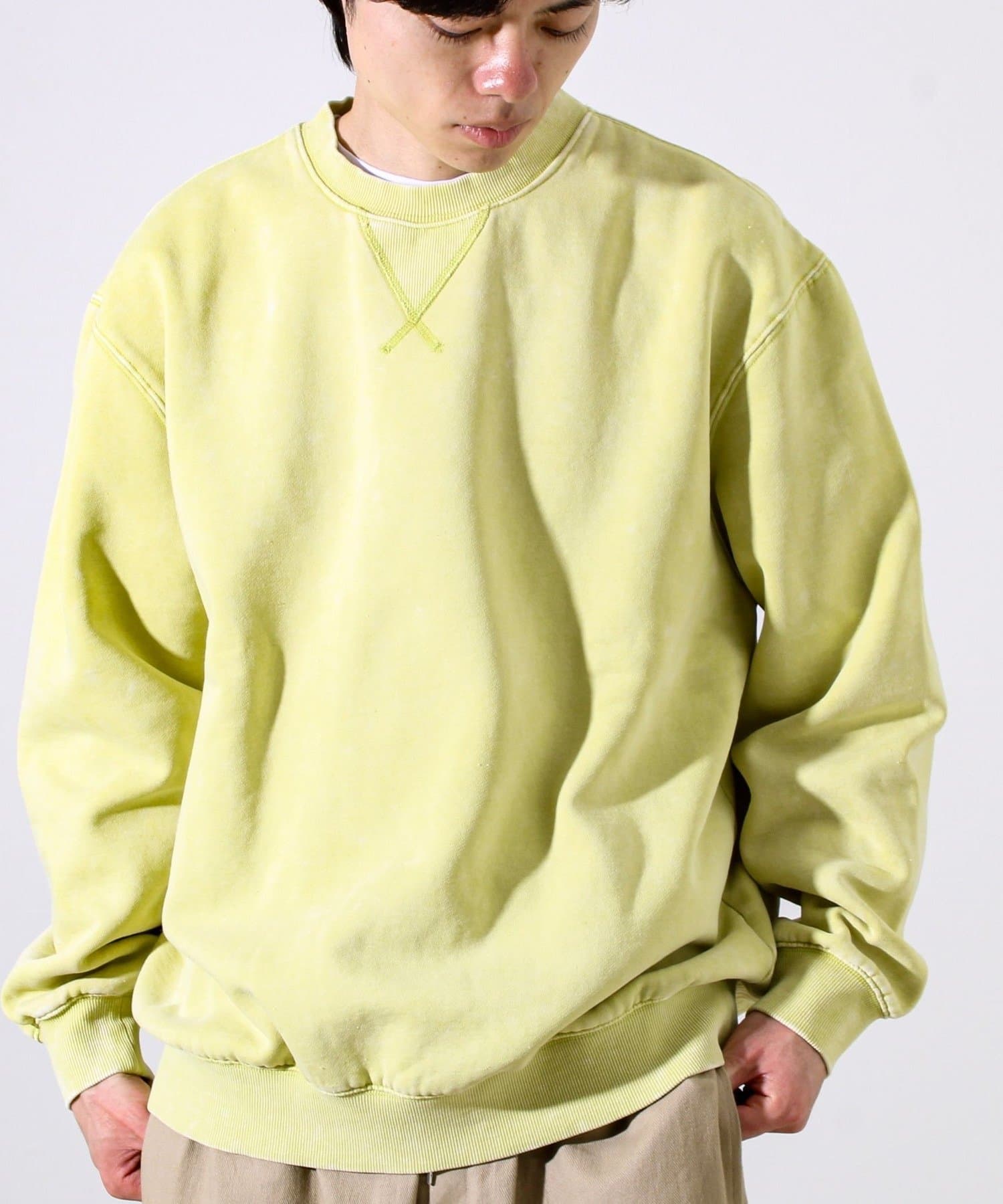 FREDY & GLOSTER(フレディ アンド グロスター) 【雪の色ムラ】カラフルスノーパウダー裏起毛スウェット