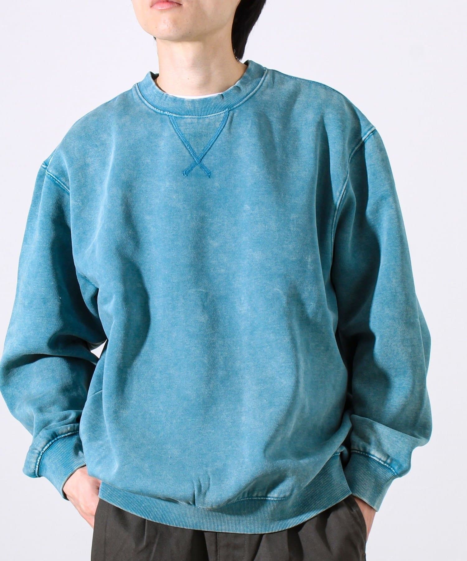 FREDY & GLOSTER(フレディ アンド グロスター) 【雪の色ムラ】カラフルスノーパウダー裏起毛スウェット