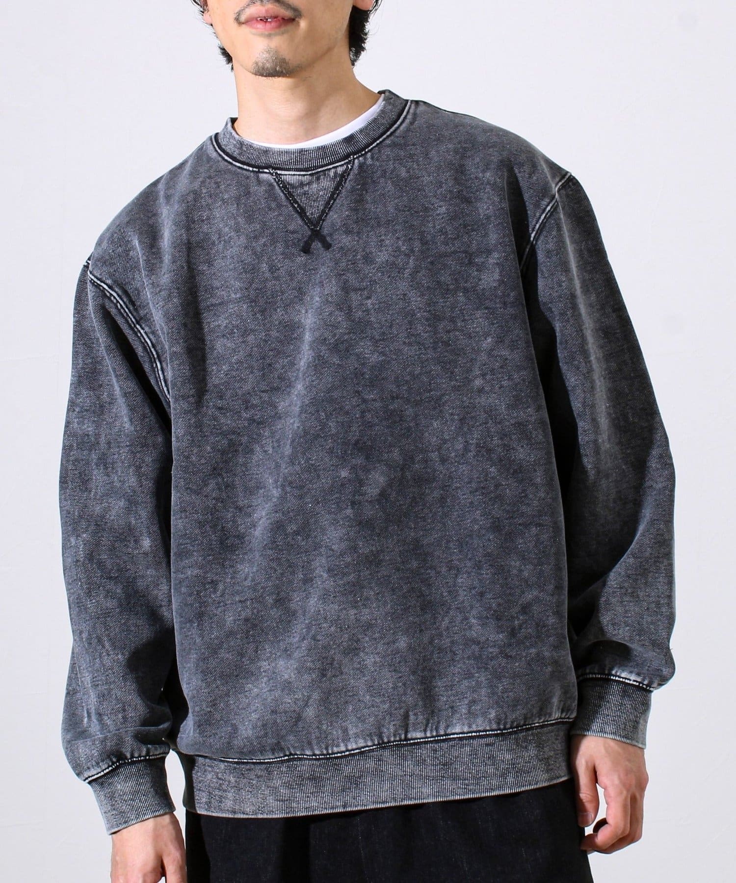 FREDY & GLOSTER(フレディ アンド グロスター) 【雪の色ムラ】カラフルスノーパウダー裏起毛スウェット