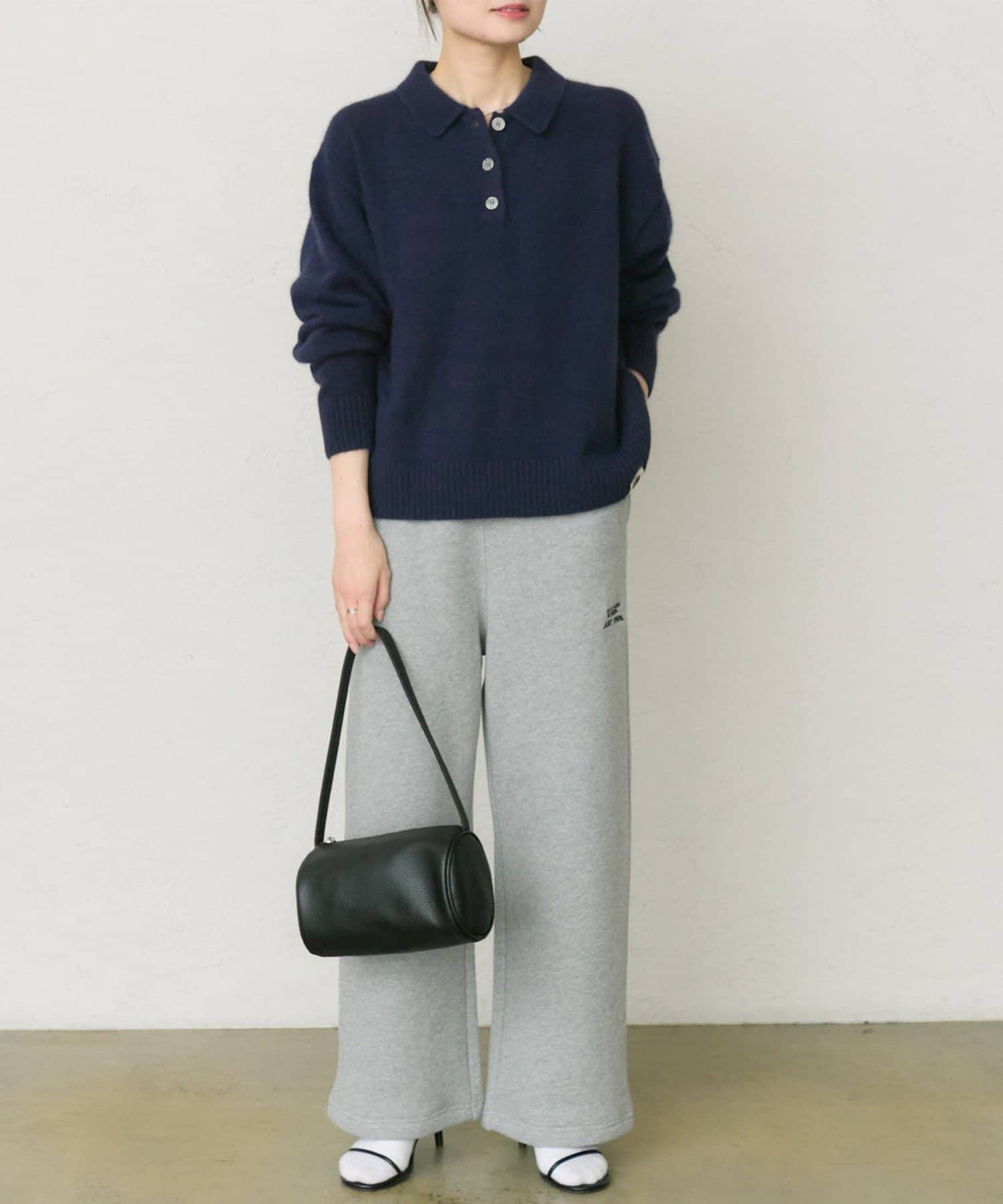 PUAL CE CIN(ピュアルセシン) 【サイズ展開あり】裏ボアスウェットパンツ