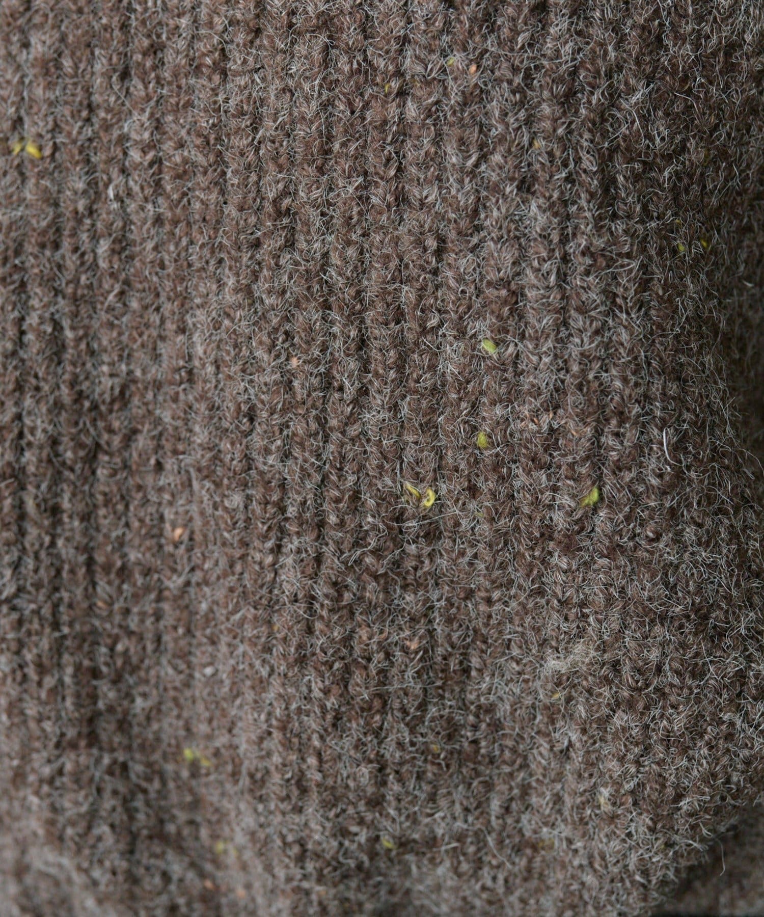 PUAL CE CIN(ピュアルセシン) ネップクルーネックニットプルオーバー