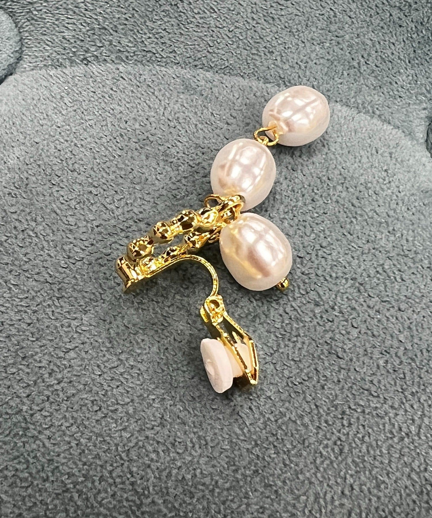 NICE CLAUP / OLIVE des OLIVE OUTLET(ナイスクラップ  / オリーブ デ オリーブ アウトレット) 【RMAF】3パールイヤリング