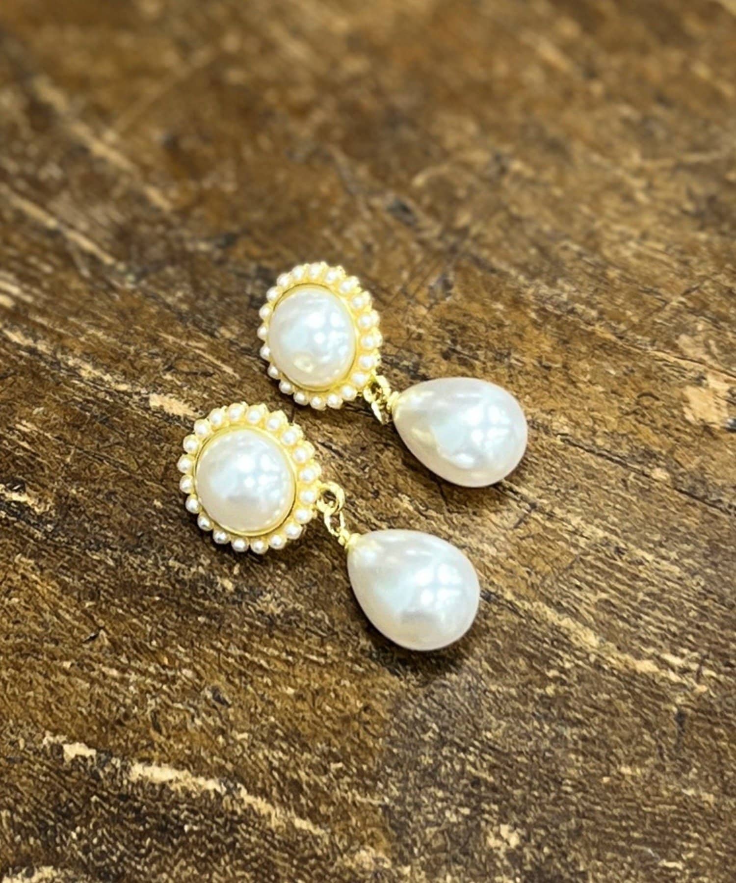 NICE CLAUP / OLIVE des OLIVE OUTLET(ナイスクラップ  / オリーブ デ オリーブ アウトレット) 【RMAF】パールイヤリング