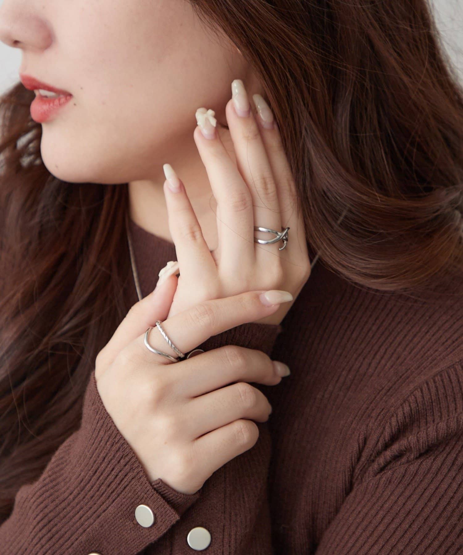 NICE CLAUP / OLIVE des OLIVE OUTLET(ナイスクラップ  / オリーブ デ オリーブ アウトレット) 【RMAF】2点セットリング