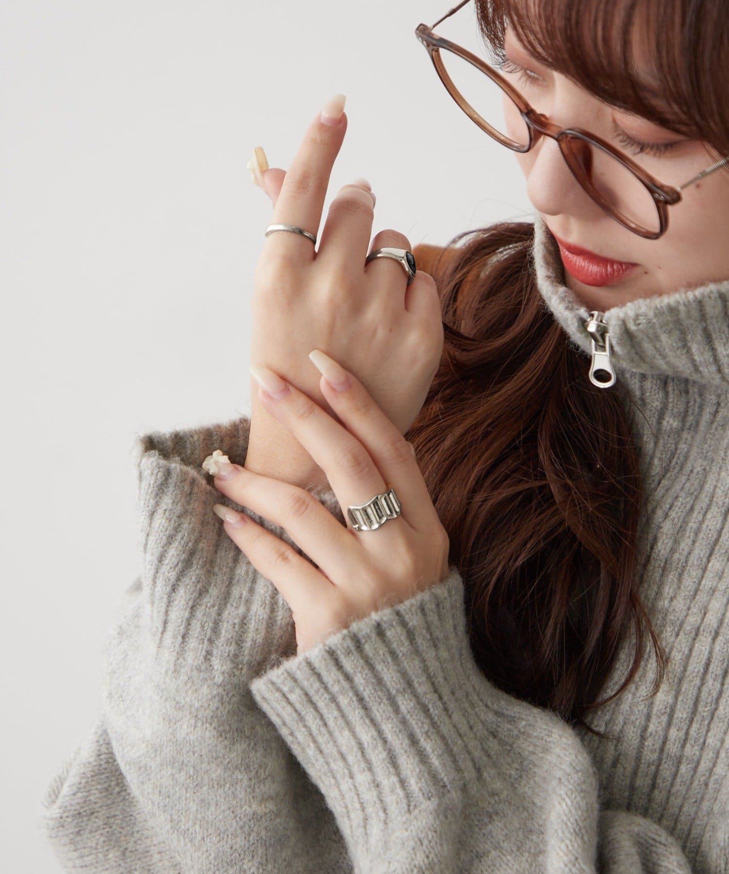 NICE CLAUP / OLIVE des OLIVE OUTLET(ナイスクラップ  / オリーブ デ オリーブ アウトレット) 【RMAF】3点セットリング