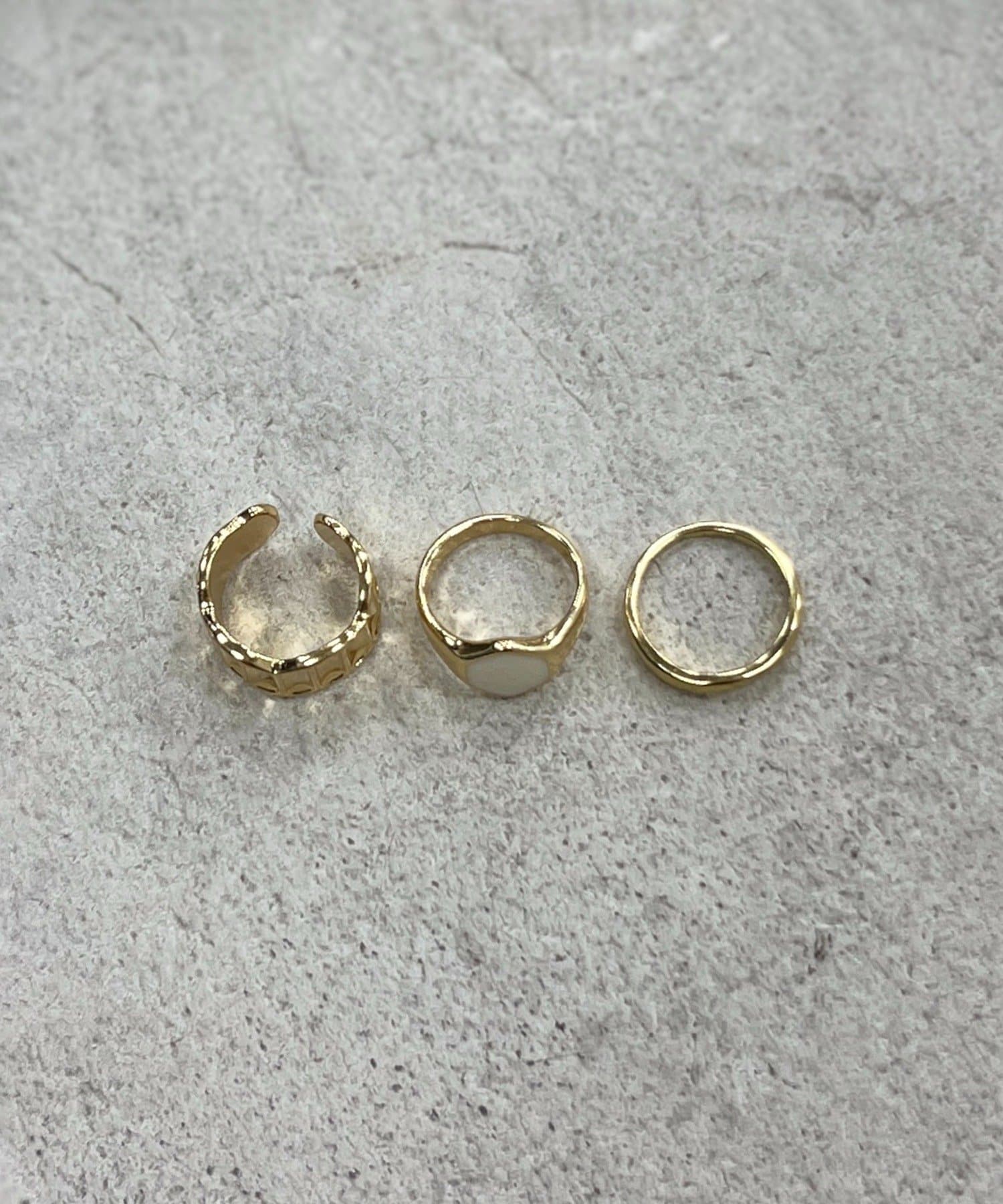 NICE CLAUP / OLIVE des OLIVE OUTLET(ナイスクラップ  / オリーブ デ オリーブ アウトレット) 【RMAF】3点セットリング