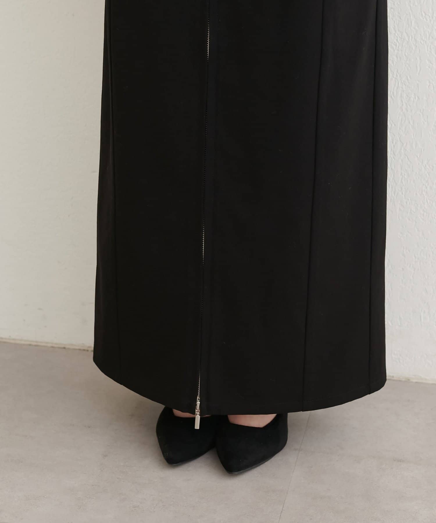 NICE CLAUP / OLIVE des OLIVE OUTLET(ナイスクラップ  / オリーブ デ オリーブ アウトレット) 【EVERY.VERY niceclaup】フラップポケットジップスカート