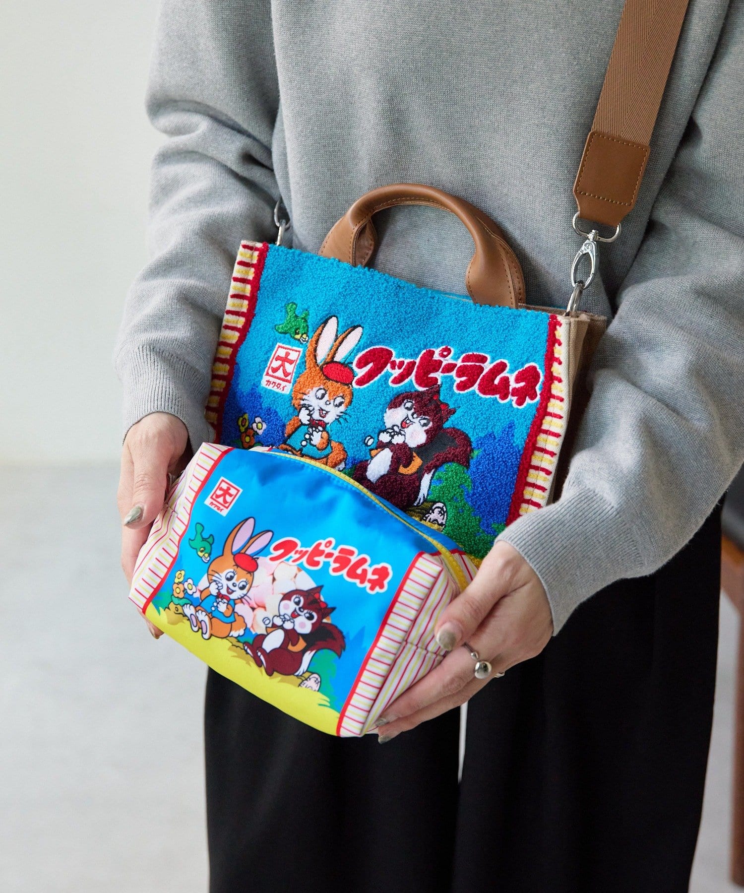 ear PAPILLONNER(イア パピヨネ) 【クッピーラムネ×ear】コラボポーチ