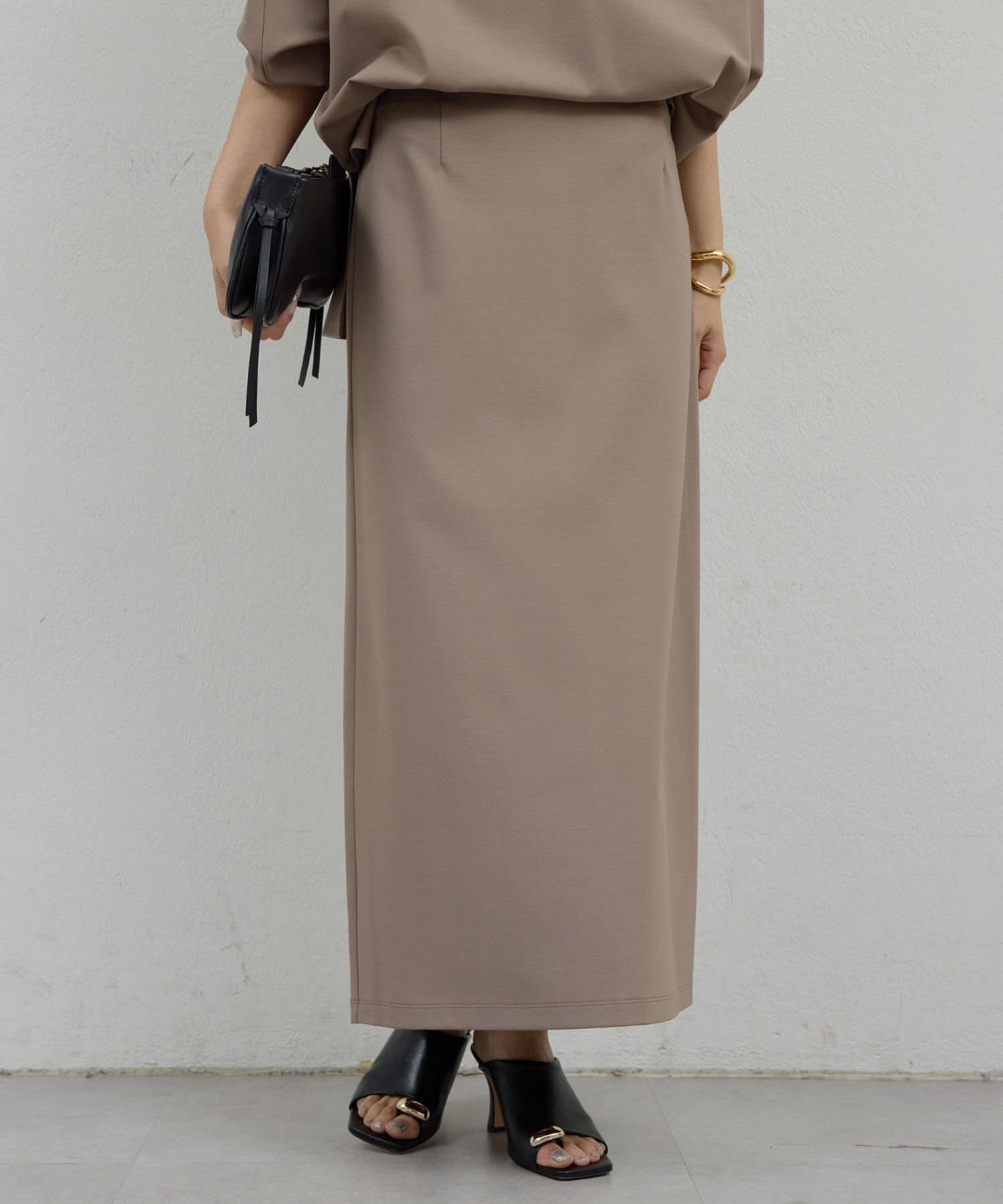 GALLARDAGALANTE(ガリャルダガランテ) 【近日予約開始】【ガランテ定番シリーズにスカートが登場！】ポンチタイトスカート