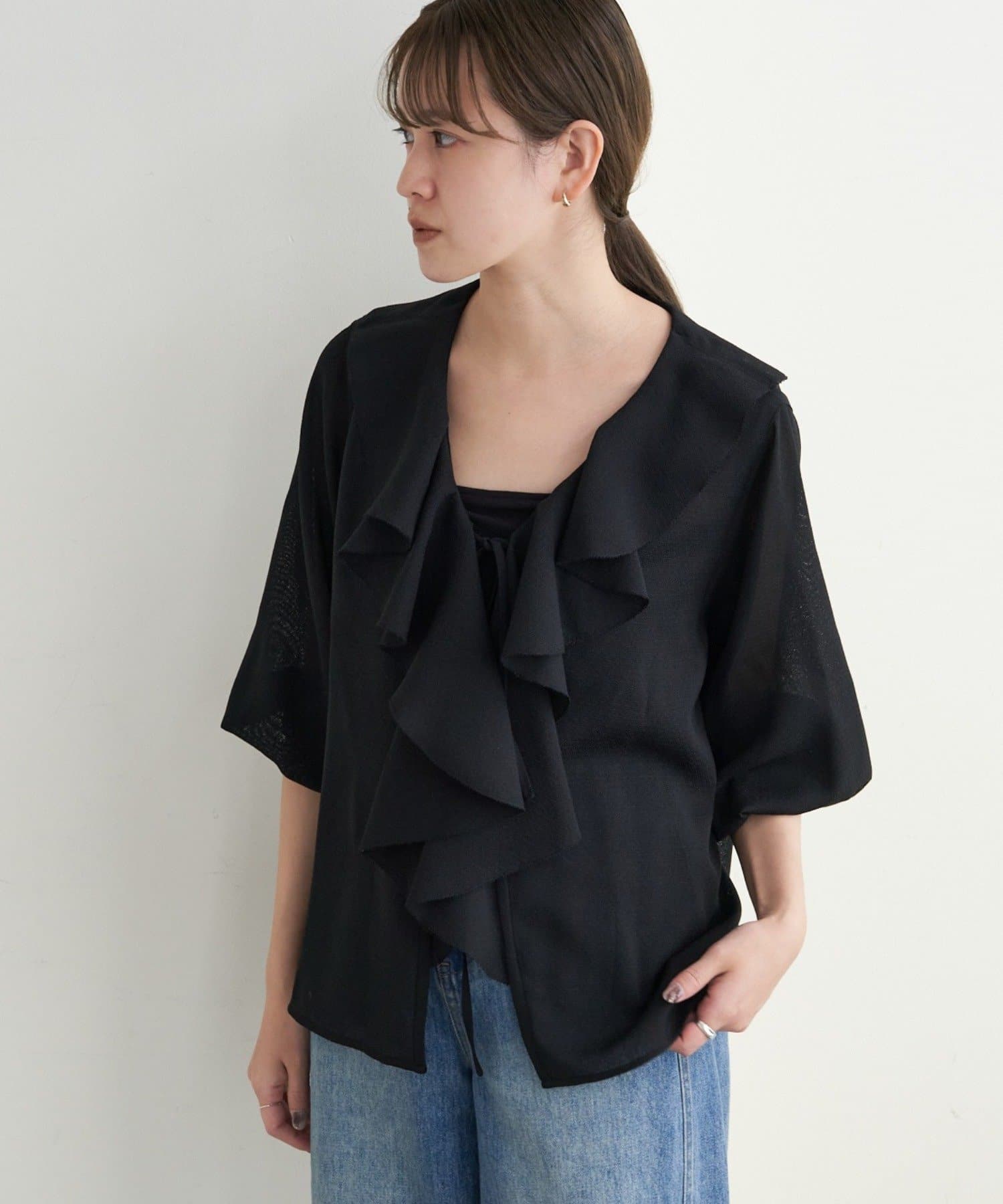 SHENERY(シーナリー) 【26SS予約】フリルカラーブラウス