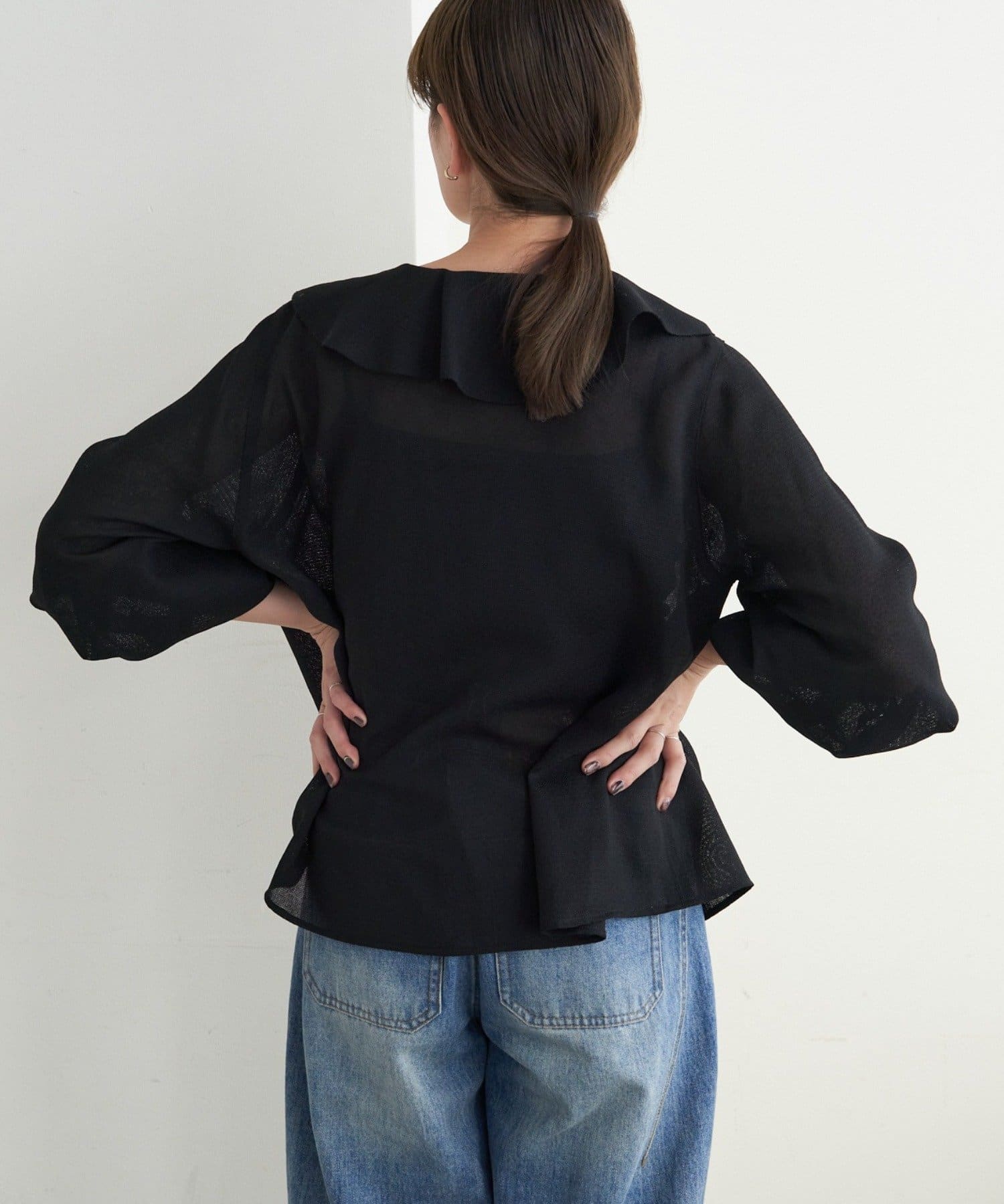 SHENERY(シーナリー) 【26SS予約】フリルカラーブラウス