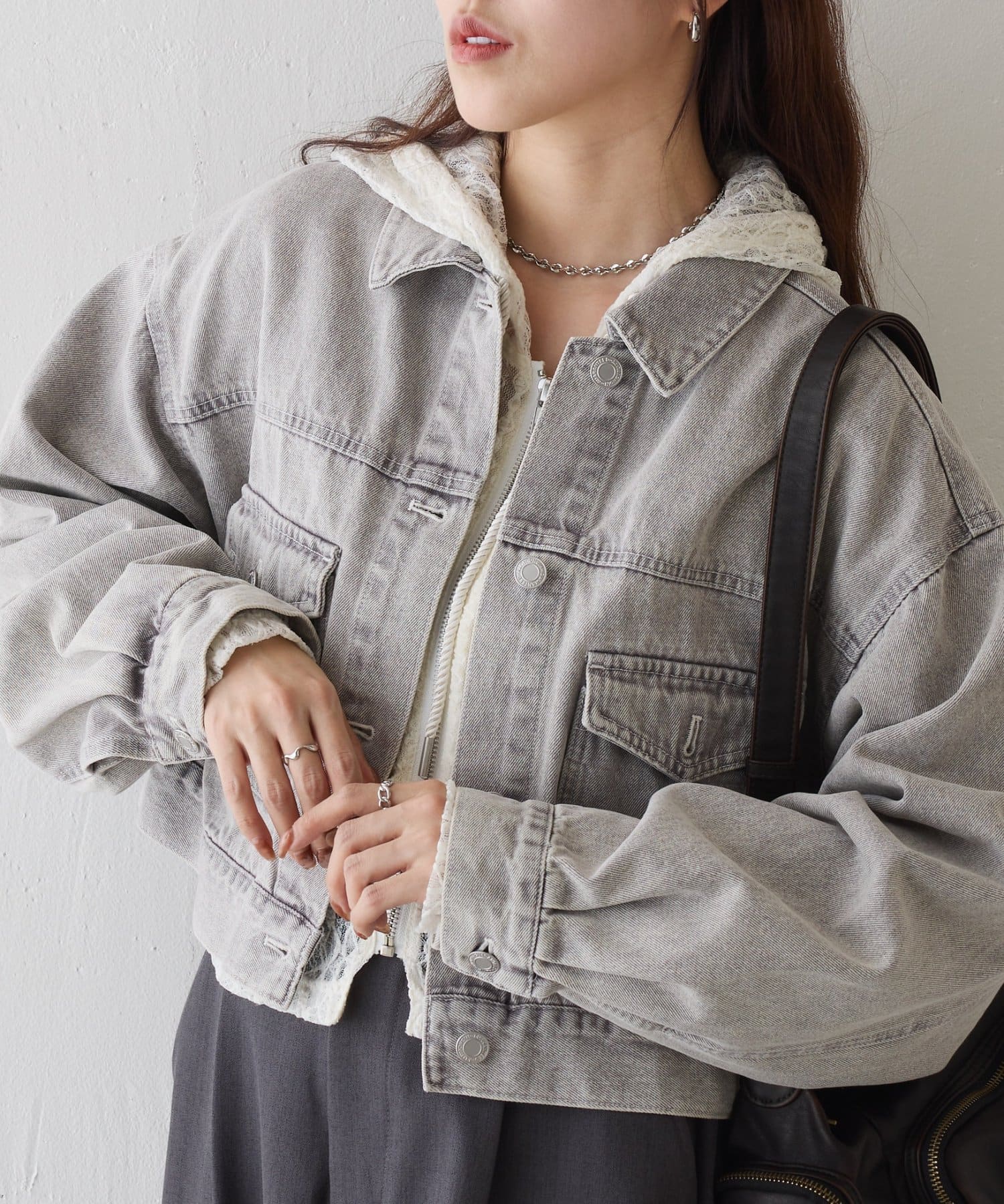 COLONY 2139(コロニー トゥーワンスリーナイン) カラーデニムショートGジャン