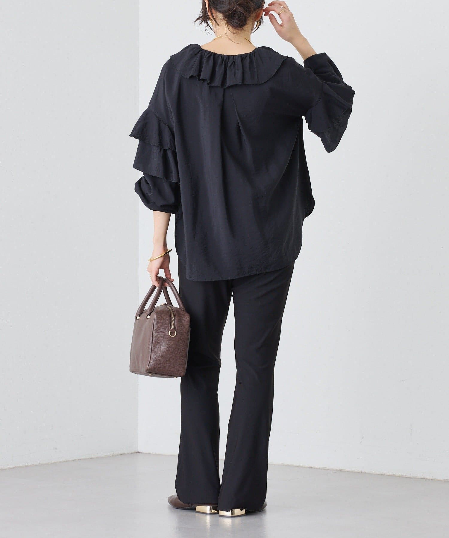 RIVE DROITE(リヴドロワ) 予約【美脚シルエット】ZIPスリムパンツ