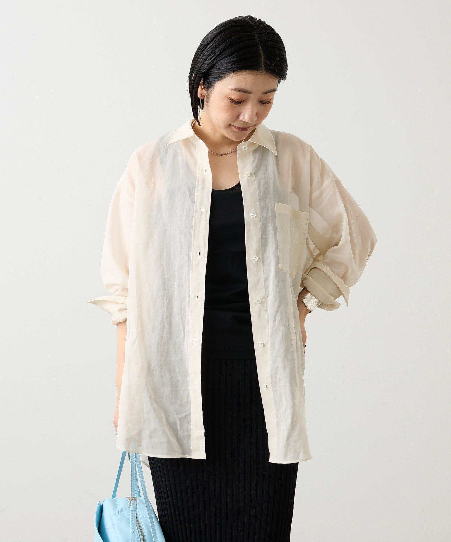 russet(ラシット) シアーオーバーシャツ