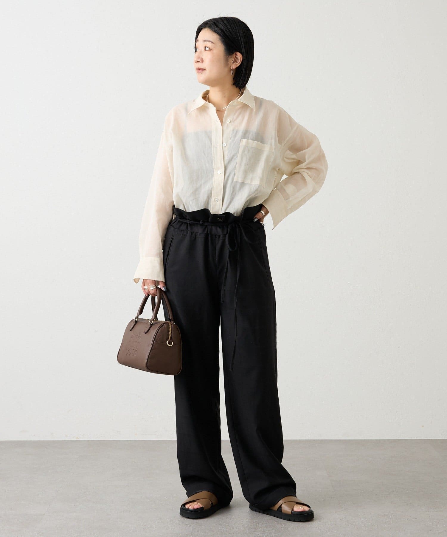 russet(ラシット) シアーオーバーシャツ