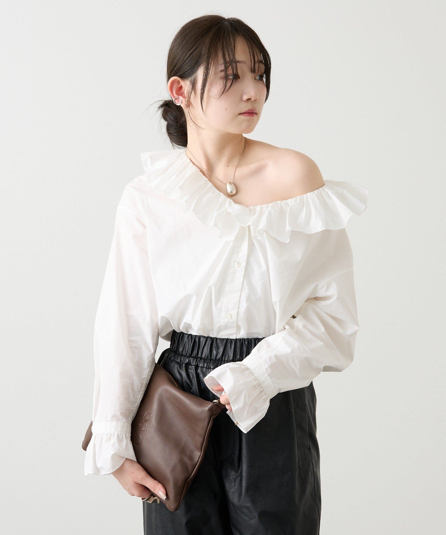 russet(ラシット) ラッフルシャツ