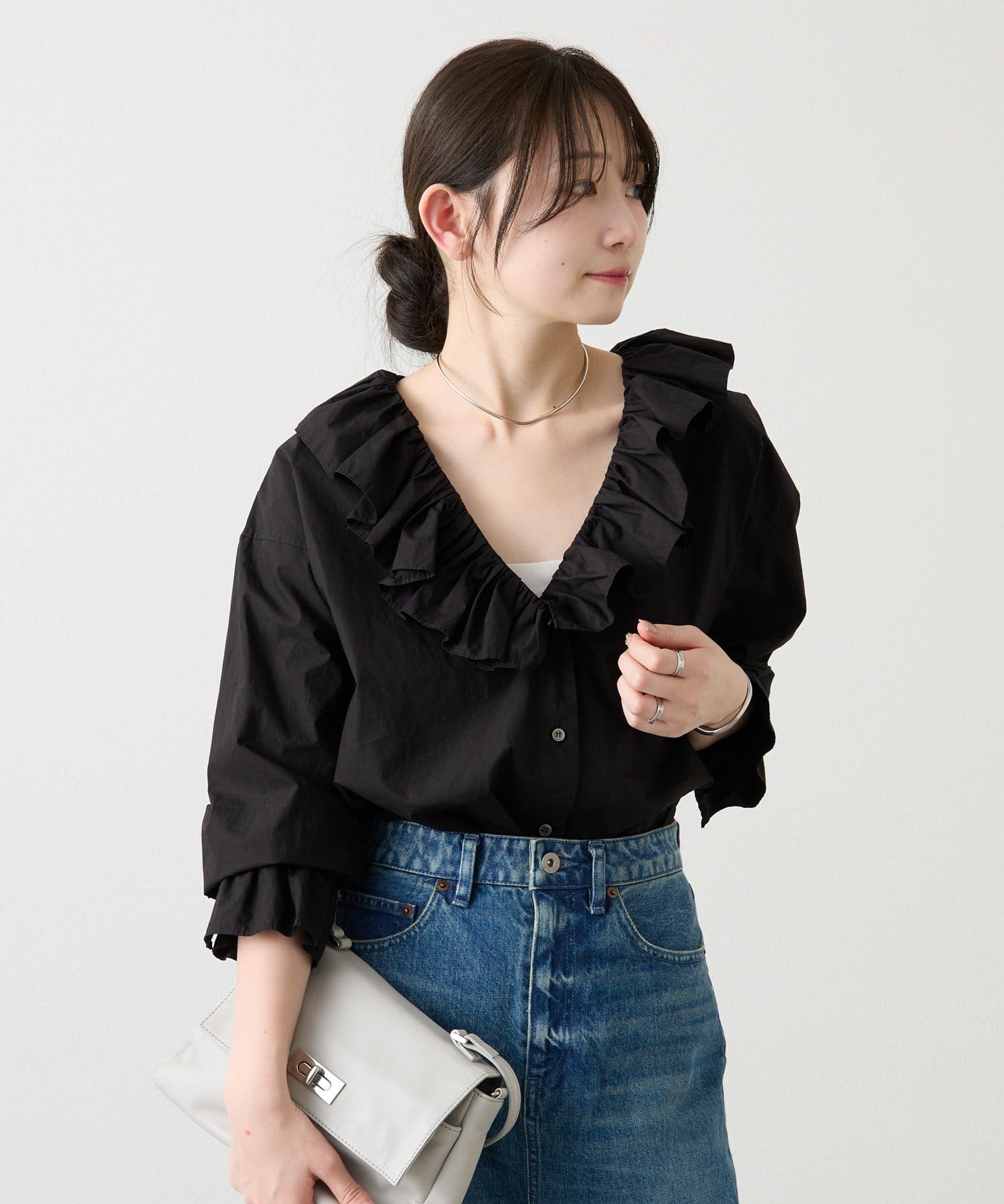 russet(ラシット) ラッフルシャツ