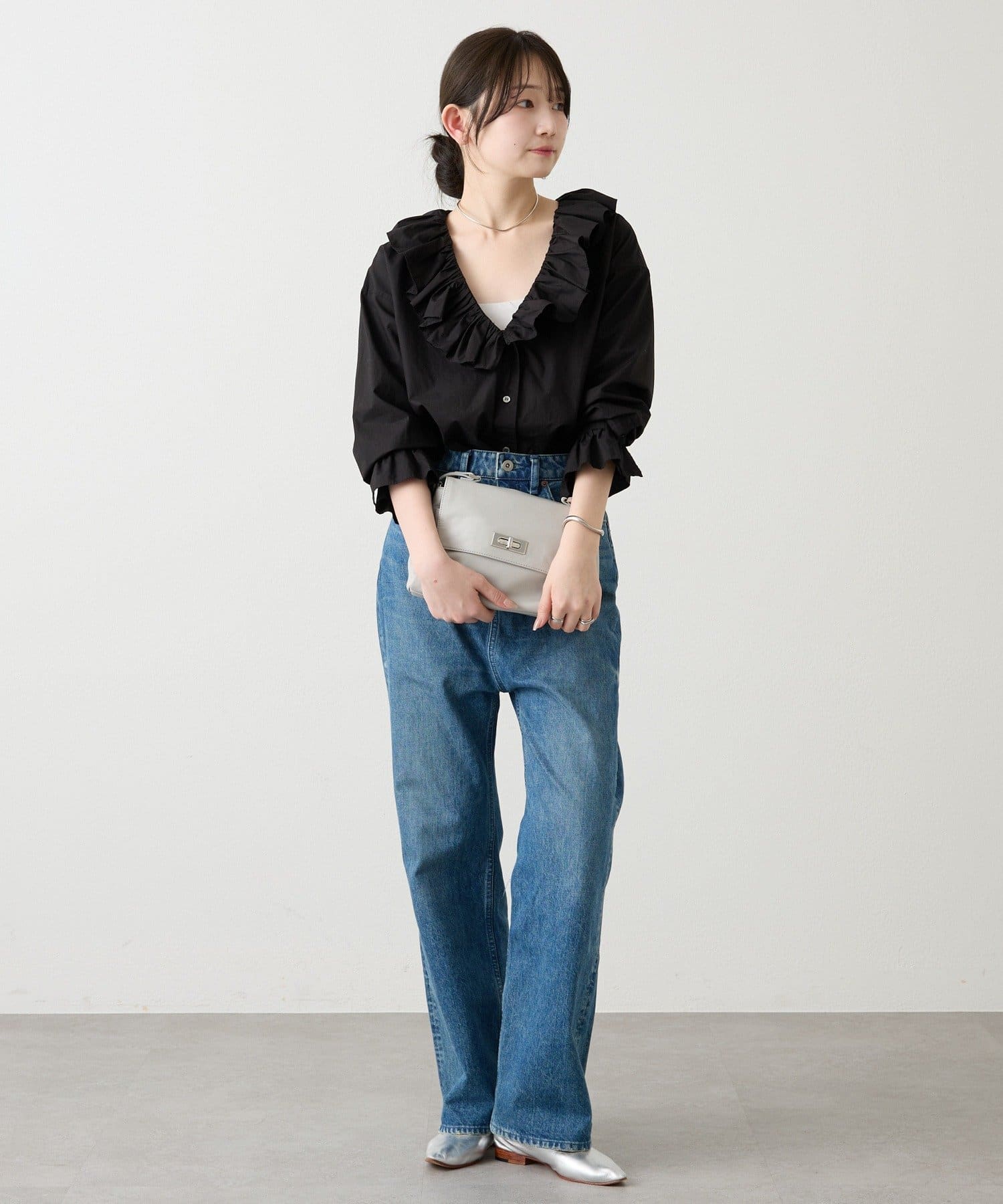 russet(ラシット) ラッフルシャツ