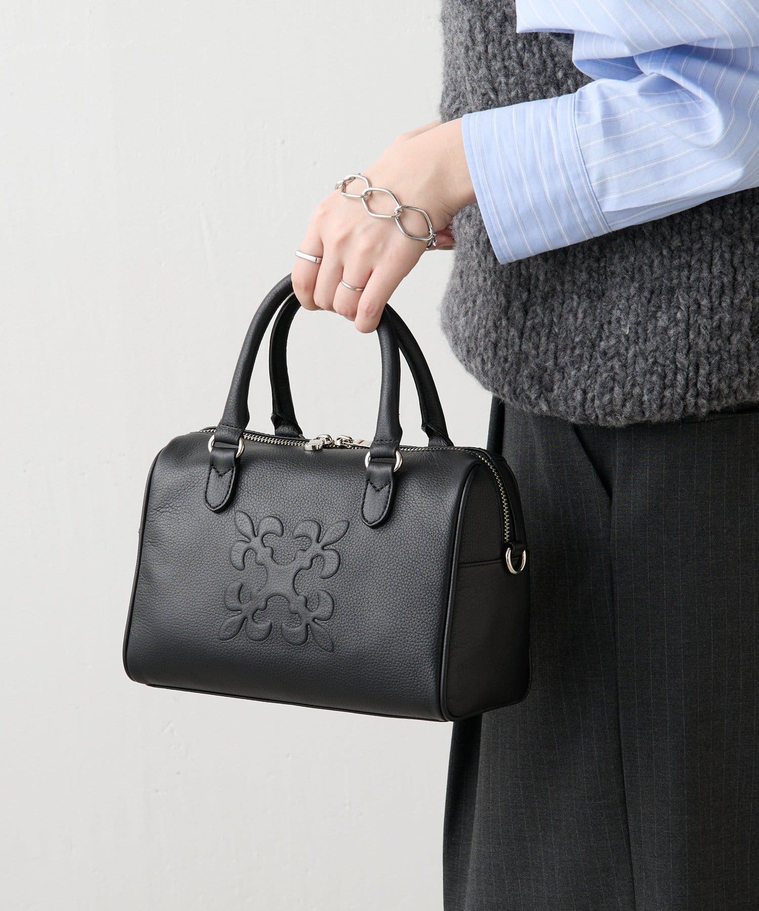 russet(ラシット) 《composition》レザー2WAYミニボストンバッグ