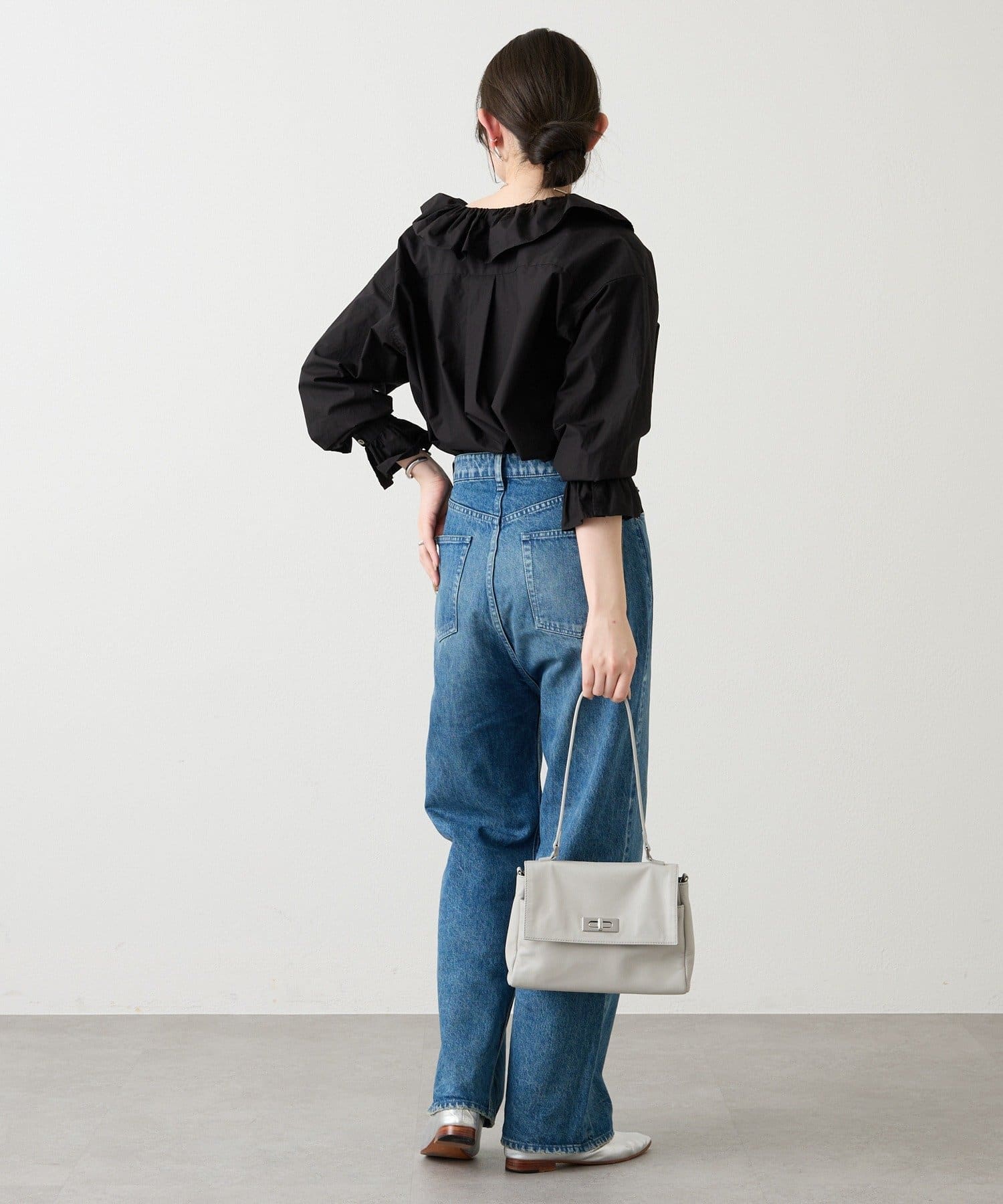 russet(ラシット) 《@__serako.r__企画》ソフトレザーフラップミニトートバッグ