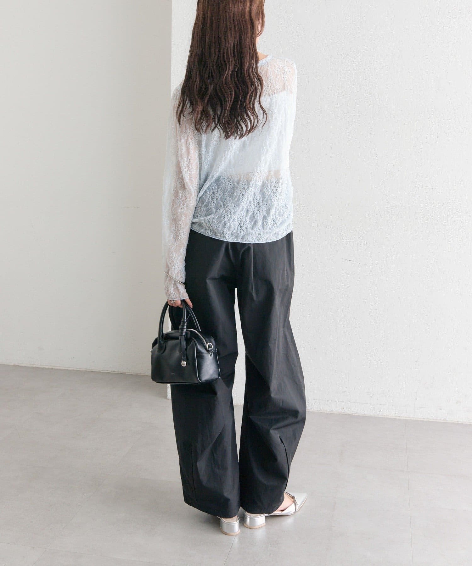 mystic(ミスティック) ボリュームイージーパンツ