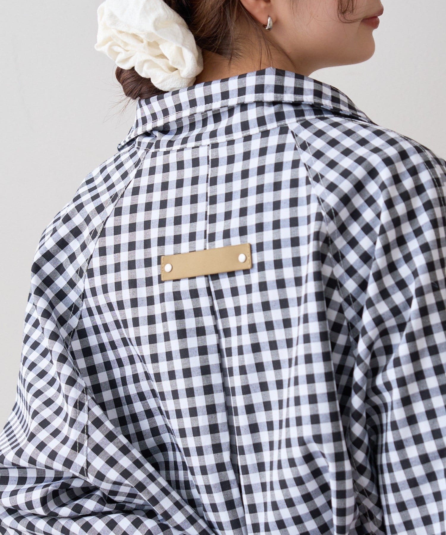 mystic(ミスティック) 《WEB限定追加！/新色BLK》【シワになりにくい】スタンドカラーショートトレンチ