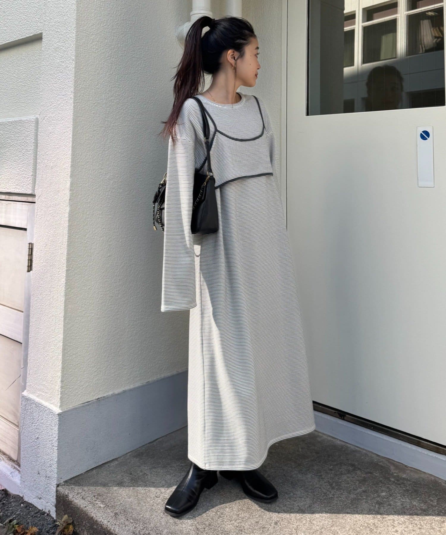 CIAOPANIC TYPY(チャオパニックティピー) 【ビスチェ付き】フリースボーダーアソートワンピース