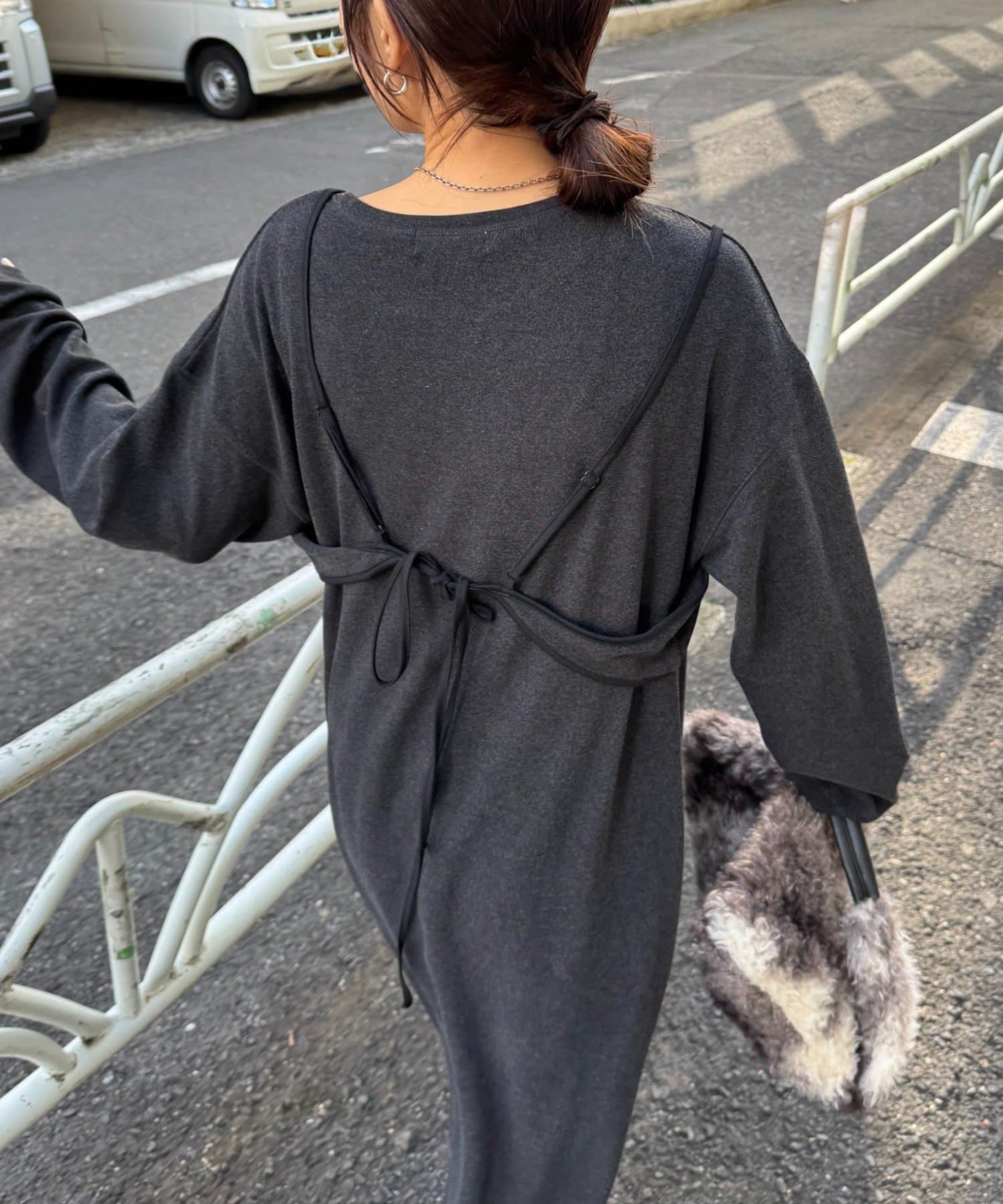 CIAOPANIC TYPY(チャオパニックティピー) 【ビスチェ付き】フリースボーダーアソートワンピース