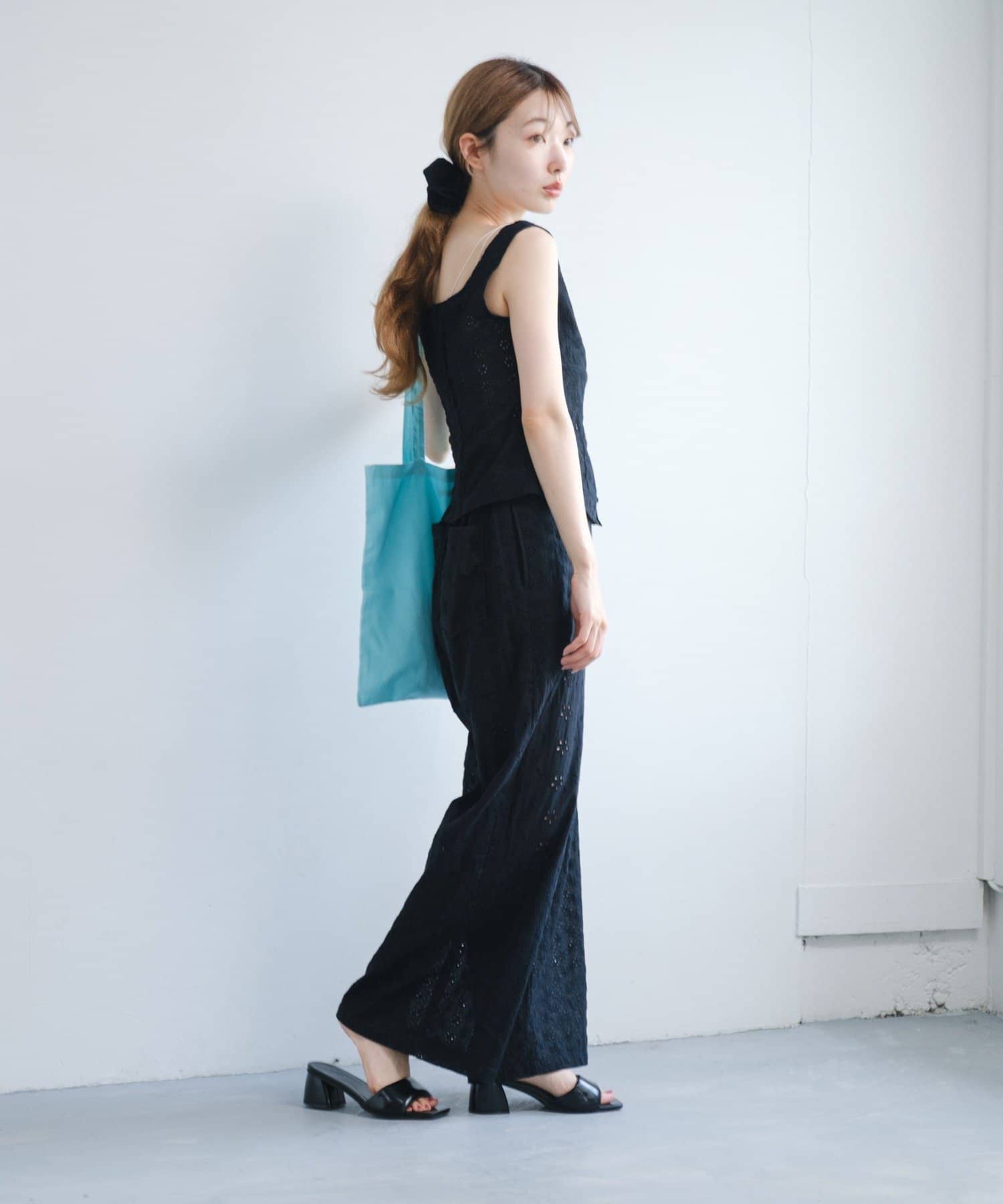 OUTLET(アウトレット) 【Kastane】コットンレースパッチワークパンツ