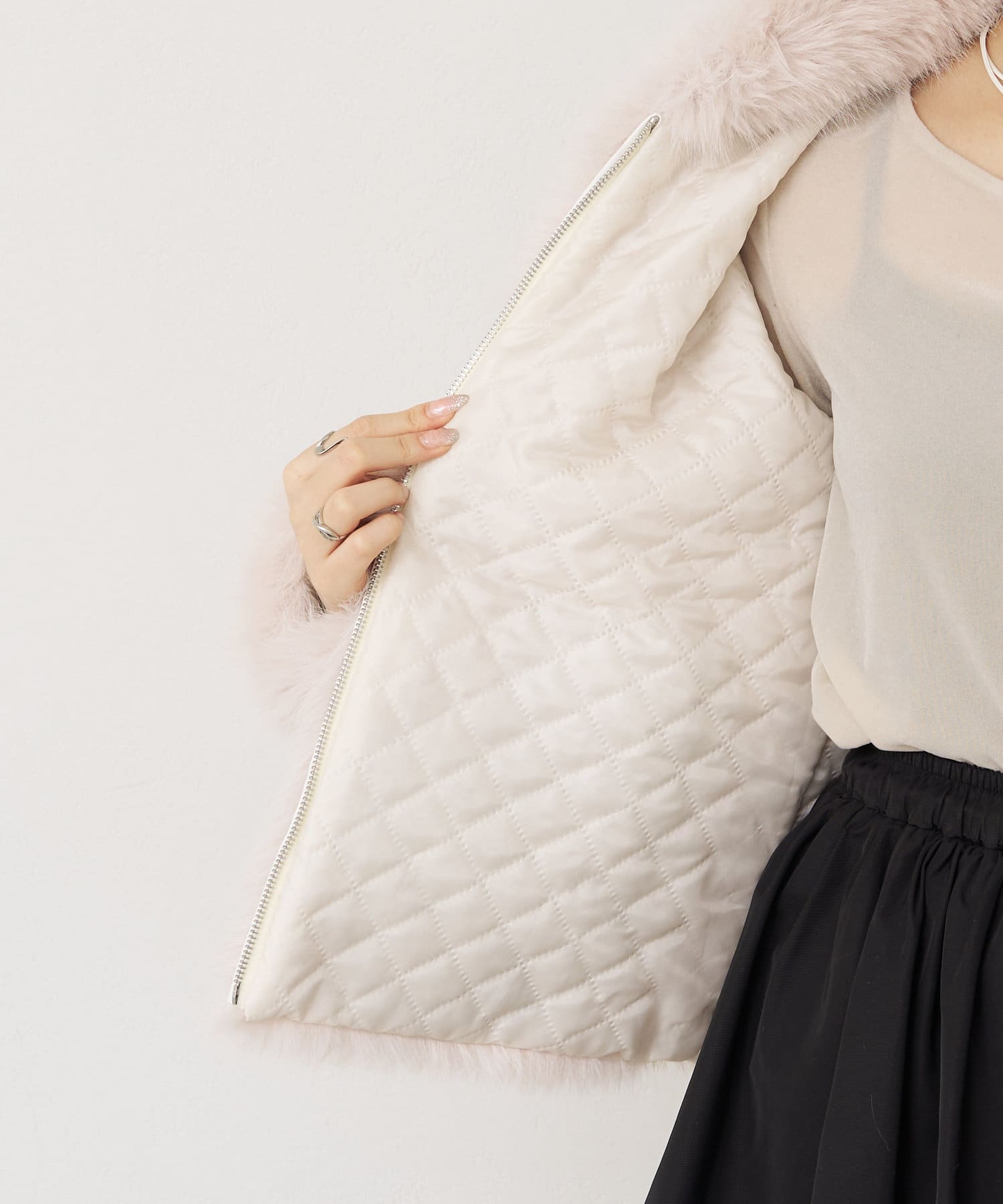 OUTLET(アウトレット) 【RAY CASSIN】ファーブルゾン