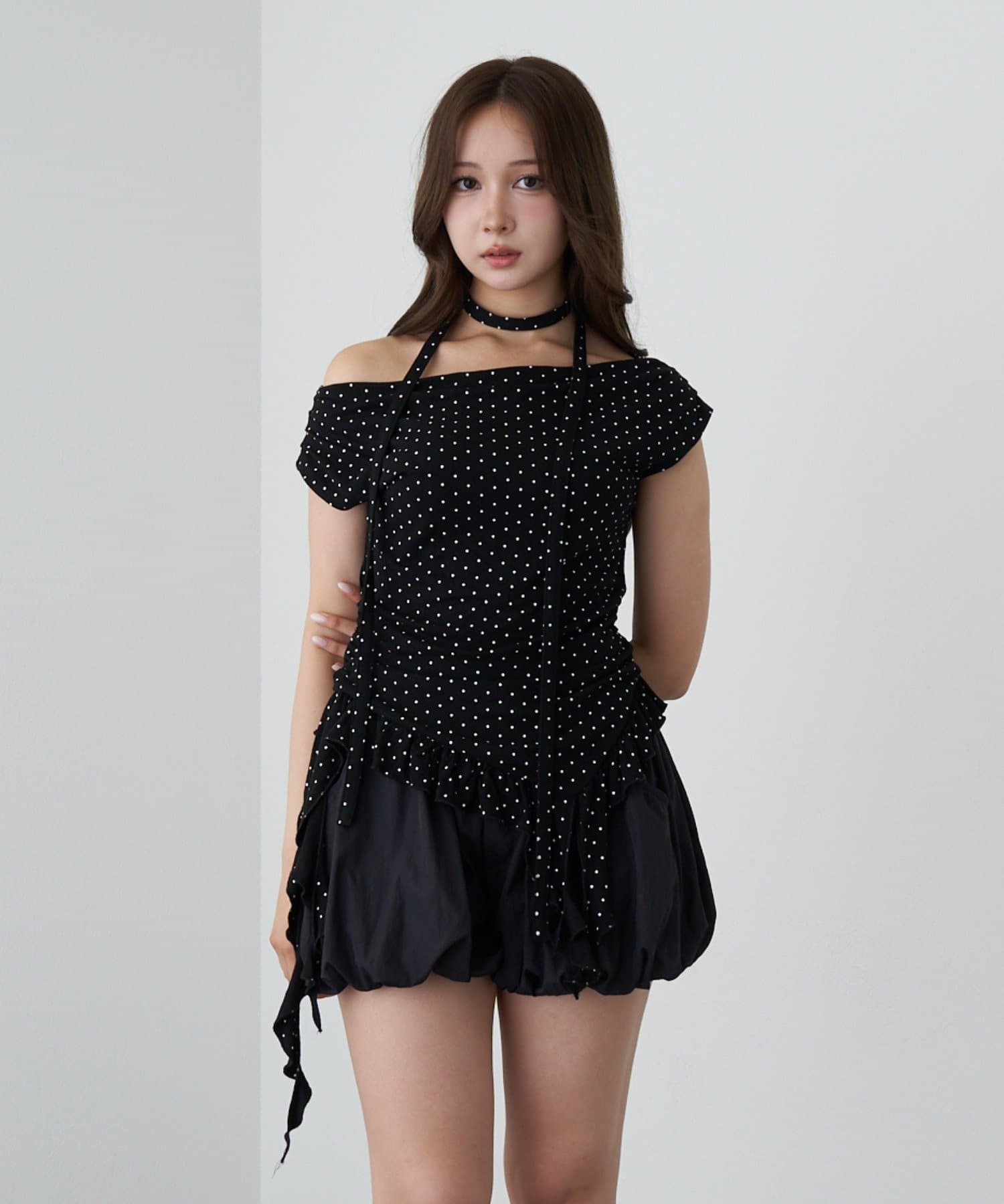 OUTLET(アウトレット) 【RAY CASSIN】裾フリルドロストTシャツ