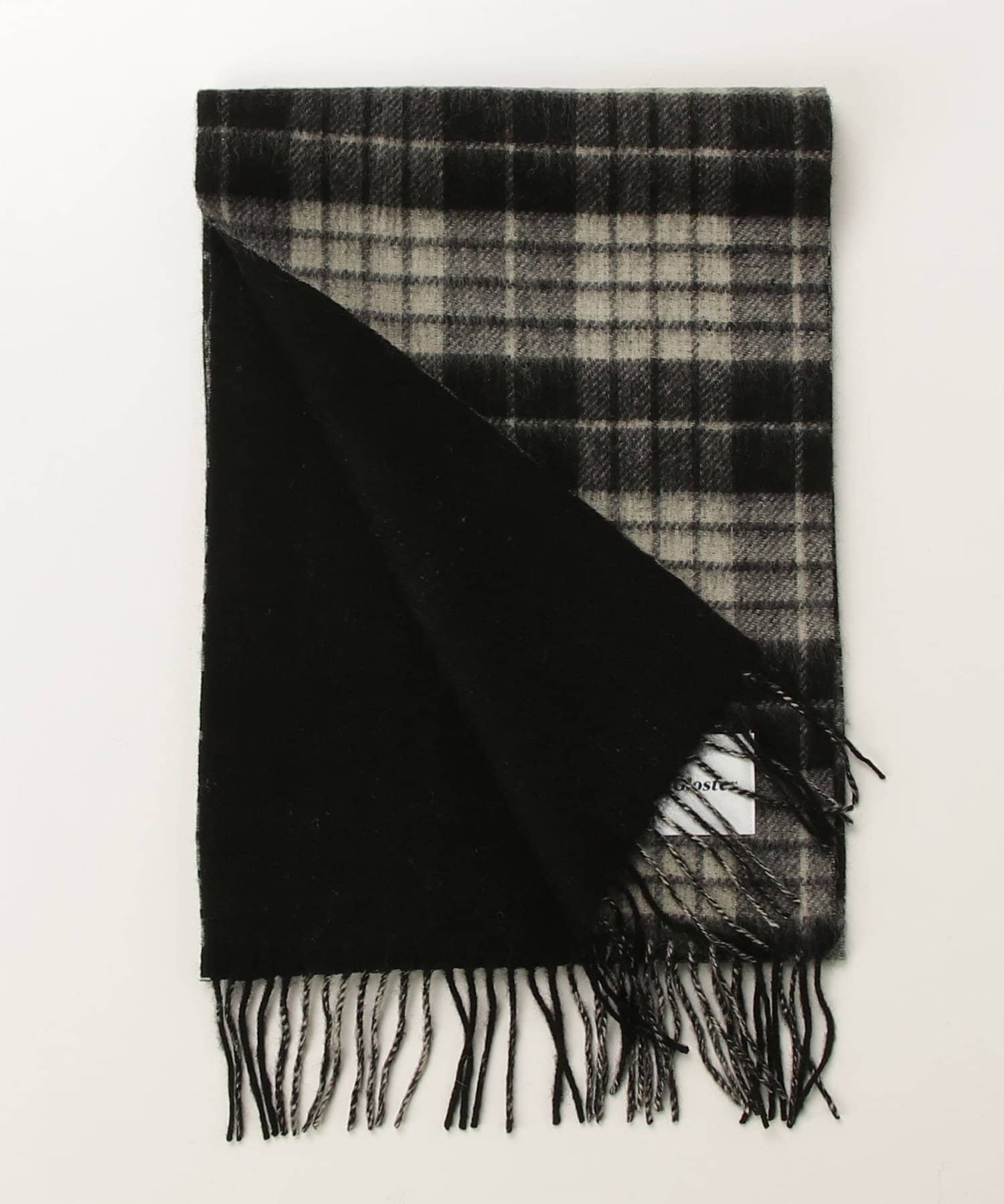 FREDY & GLOSTER(フレディ アンド グロスター) 【カシミヤブレンド】ウールリバーシブルチェックマフラー