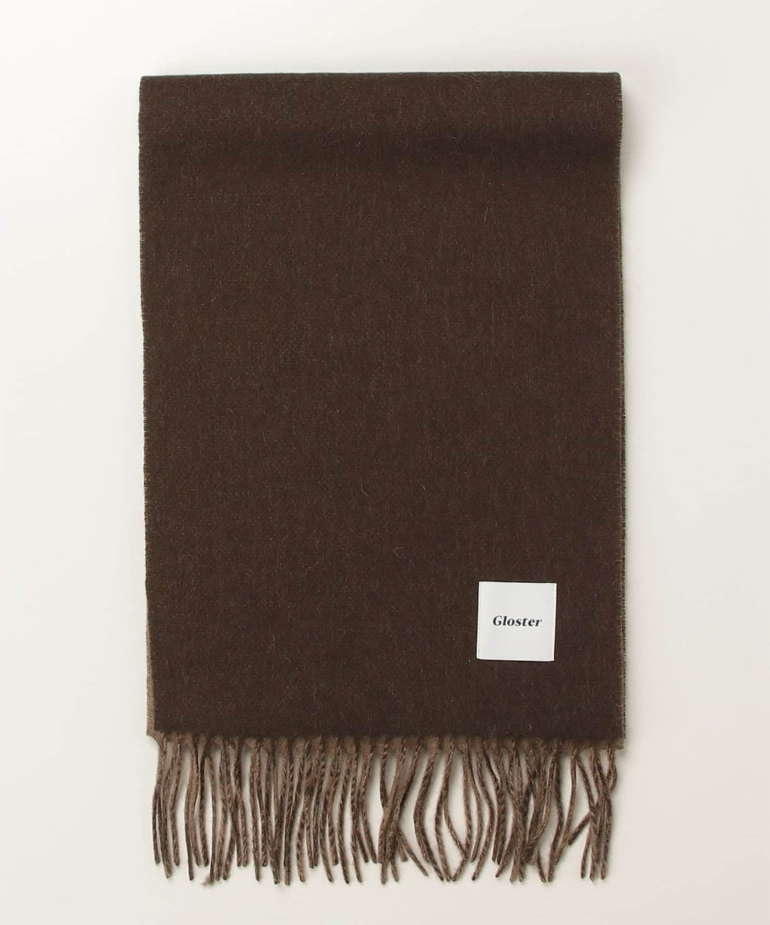 FREDY & GLOSTER(フレディ アンド グロスター) 【カシミヤブレンド】ウールリバーシブルソリッドマフラー