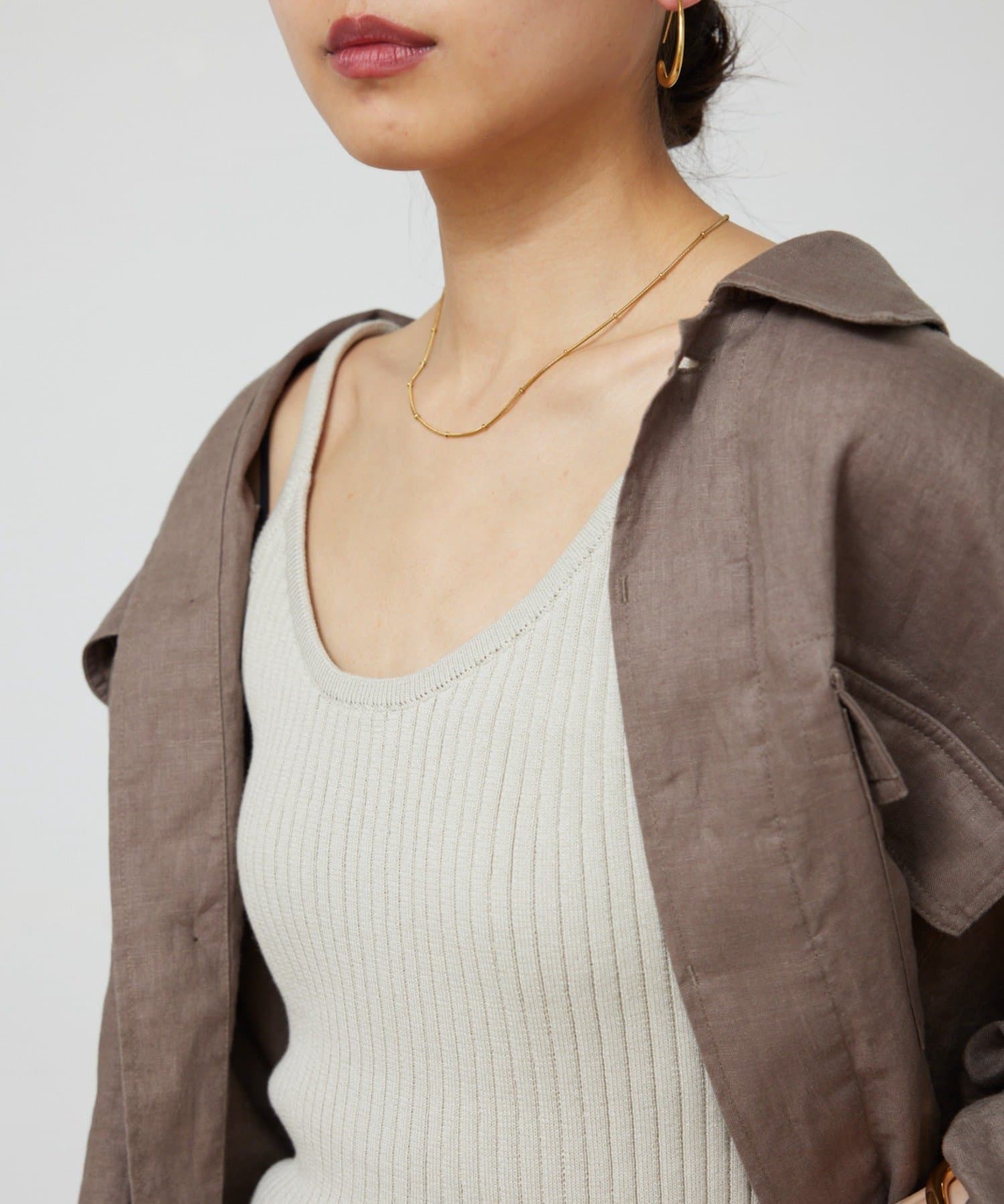 GALLARDAGALANTE(ガリャルダガランテ) ステンレスドットチェーンネックレス