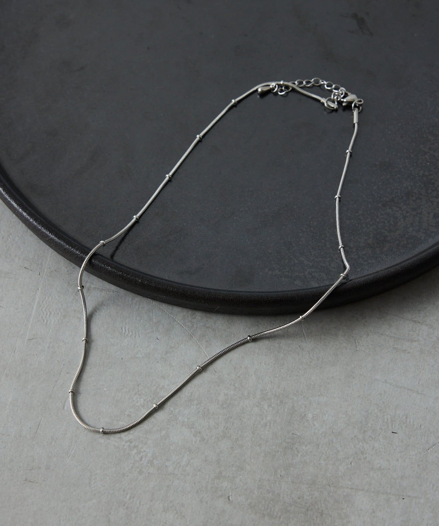 GALLARDAGALANTE(ガリャルダガランテ) ステンレスドットチェーンネックレス