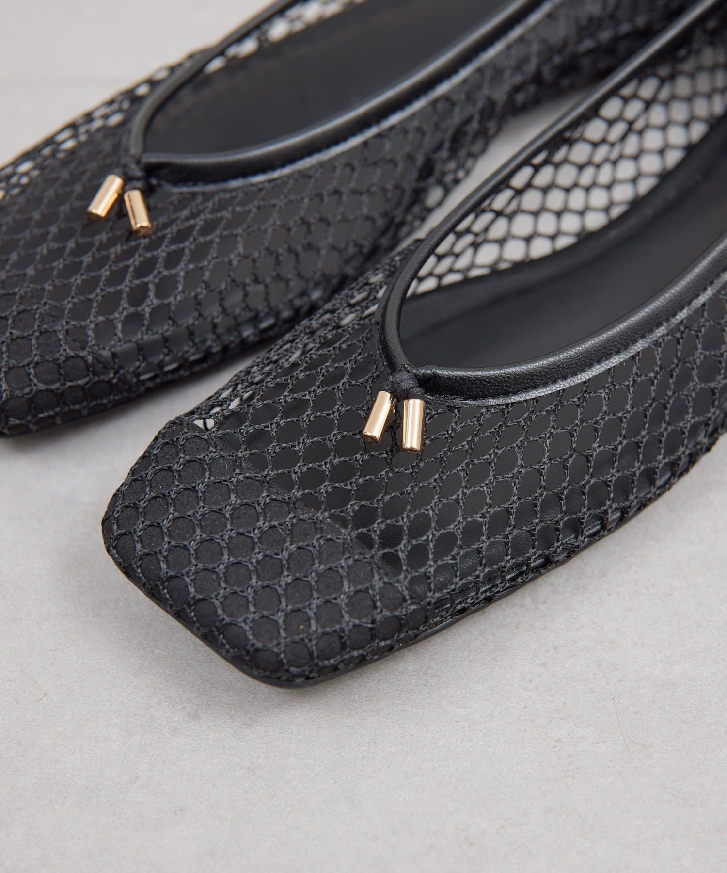 GALLARDAGALANTE(ガリャルダガランテ) 【2.718】メッシュフラットシューズ