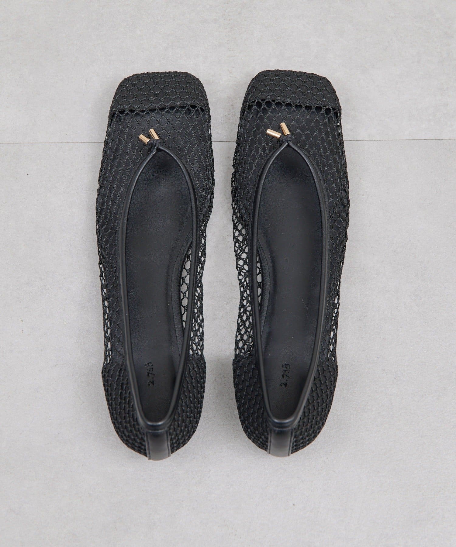 GALLARDAGALANTE(ガリャルダガランテ) 【2.718】メッシュフラットシューズ