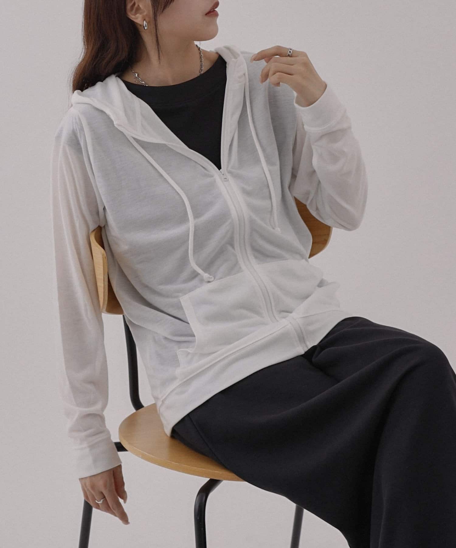 COLONY 2139(コロニー トゥーワンスリーナイン) UVカットソフトタッチパーカー