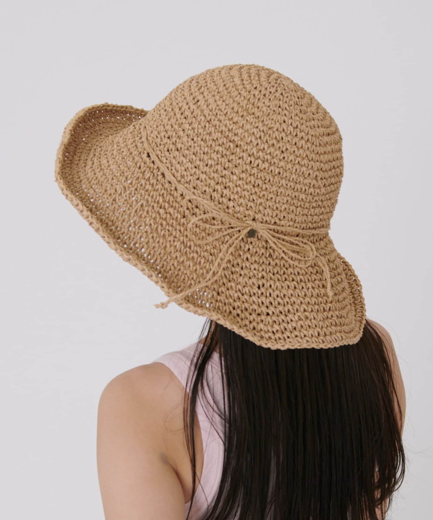 COLONY 2139(コロニー トゥーワンスリーナイン) 【リバイバル/新色追加】手編みつば広ペーパーハット