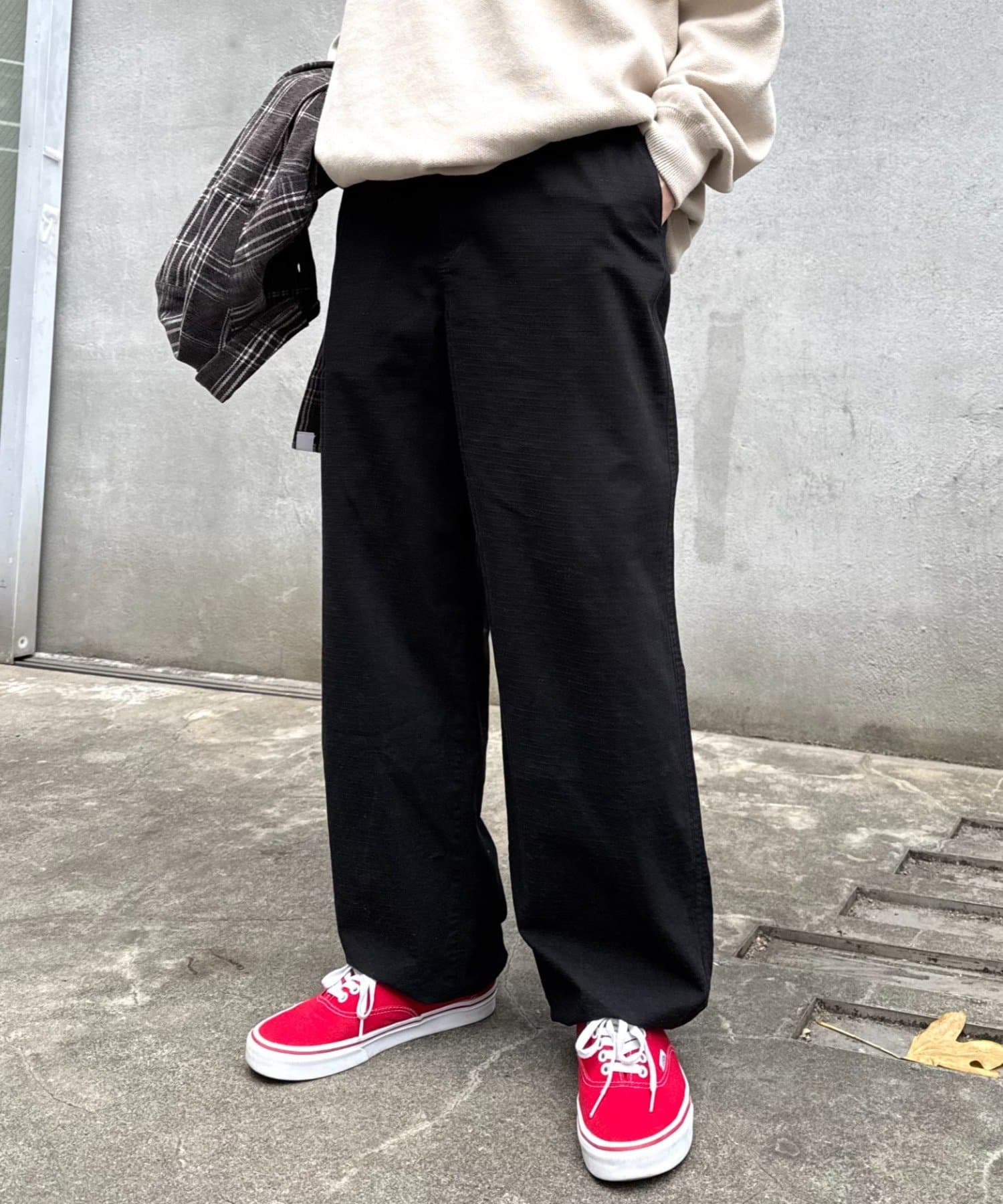 CIAOPANIC TYPY(チャオパニックティピー) ≪26SS展示会アイテム≫　履き心地◎/ユニセックス/リップストップミリタリーパンツ