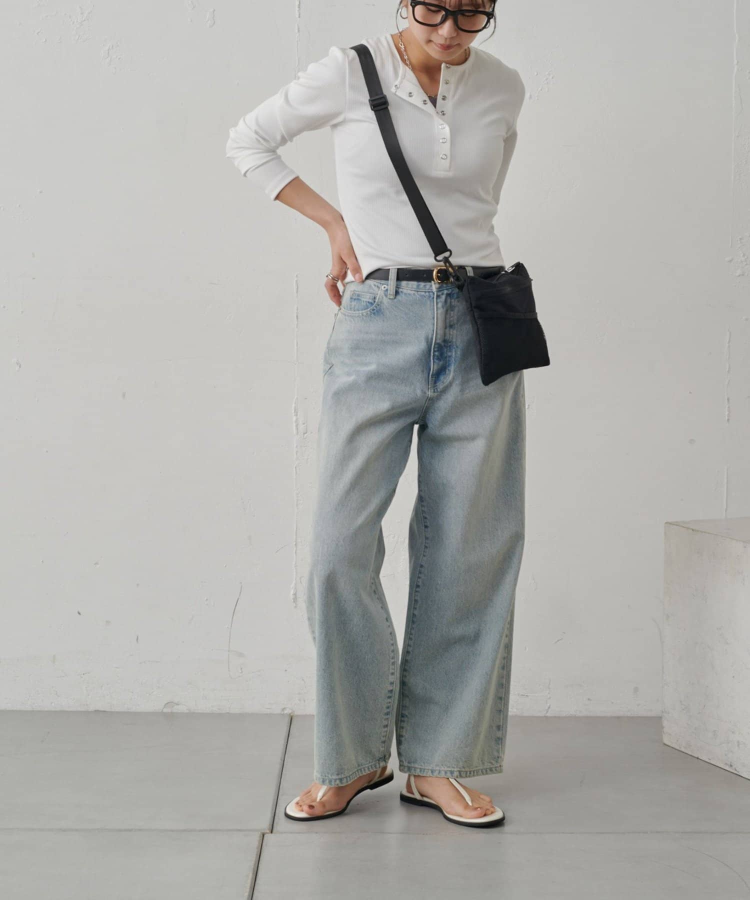 COLONY 2139(コロニー トゥーワンスリーナイン) 【撥水】メッシュポケットスクエアショルダーバッグ