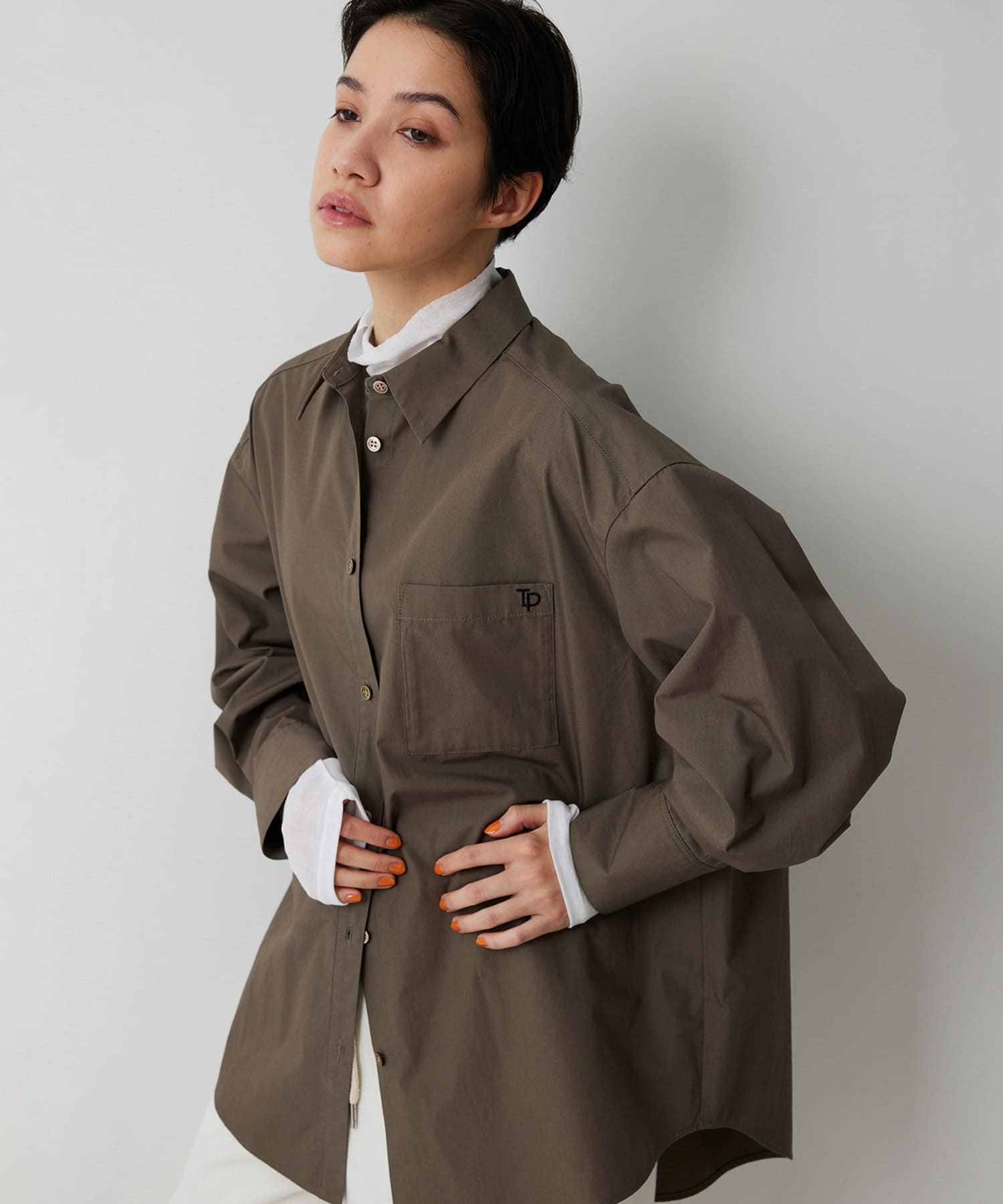 Whim Gazette(ウィム ガゼット) 【THE PAUSE】ポケットシシュウシャツ