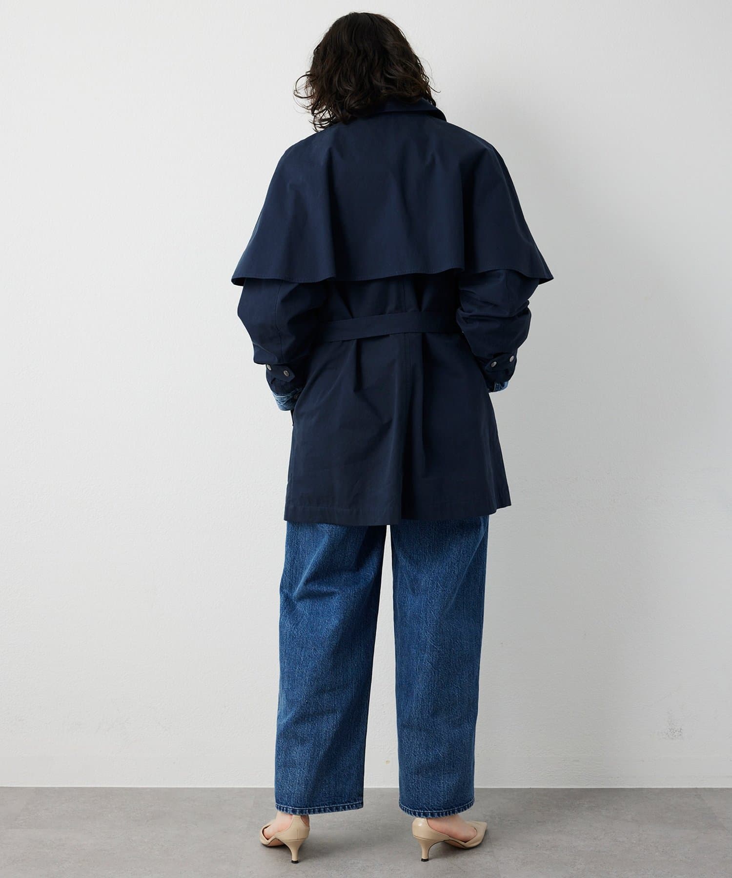 Whim Gazette(ウィム ガゼット) 【THE PAUSE】ケープコート