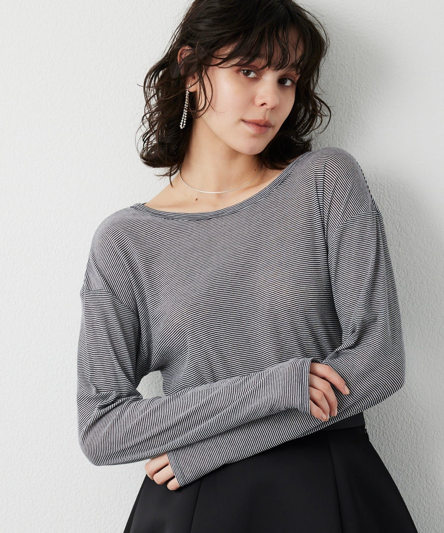 Whim Gazette(ウィム ガゼット) 【THE PAUSE】シアーフライスロンTEE