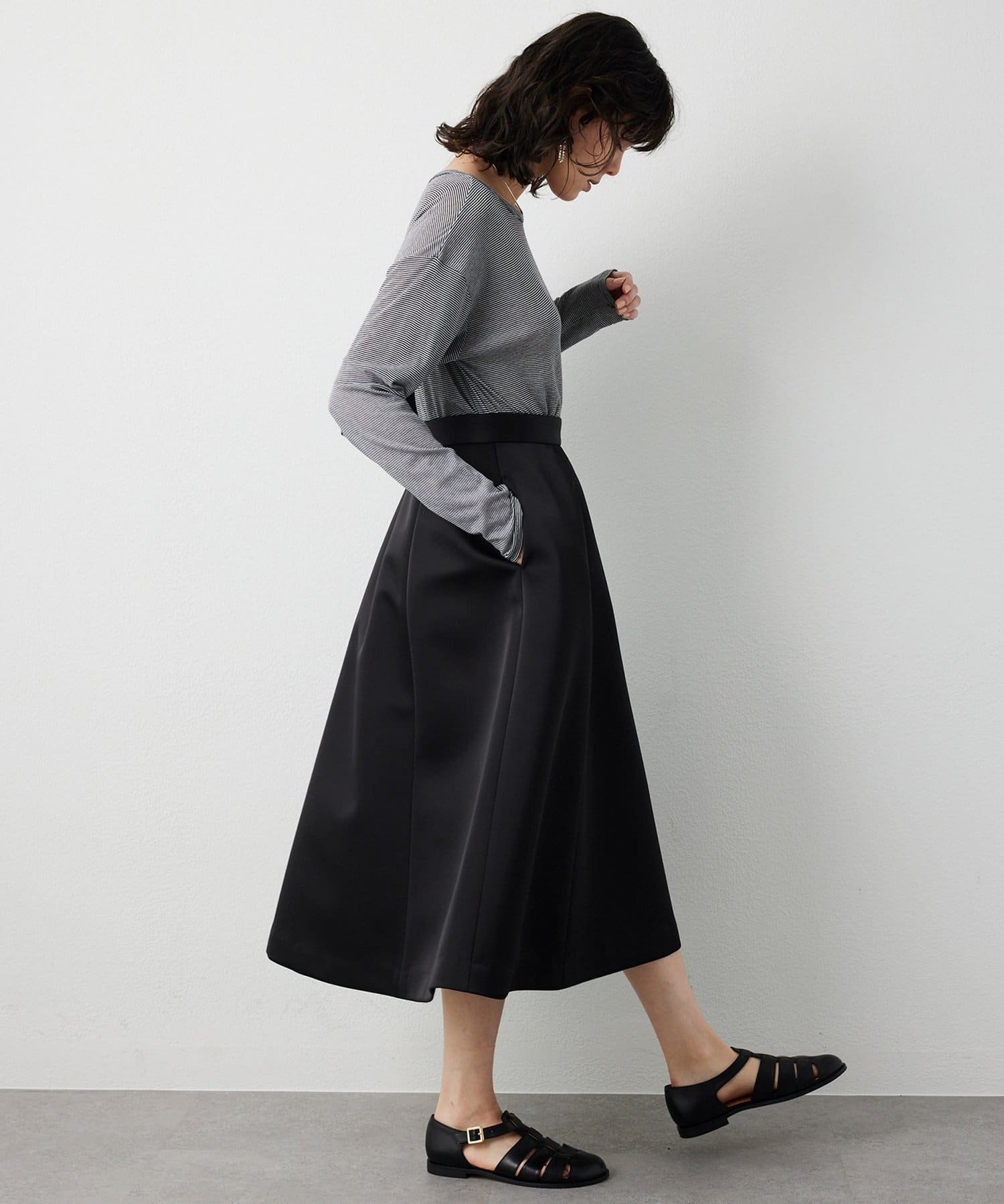 Whim Gazette(ウィム ガゼット) 【THE PAUSE】シアーフライスロンTEE