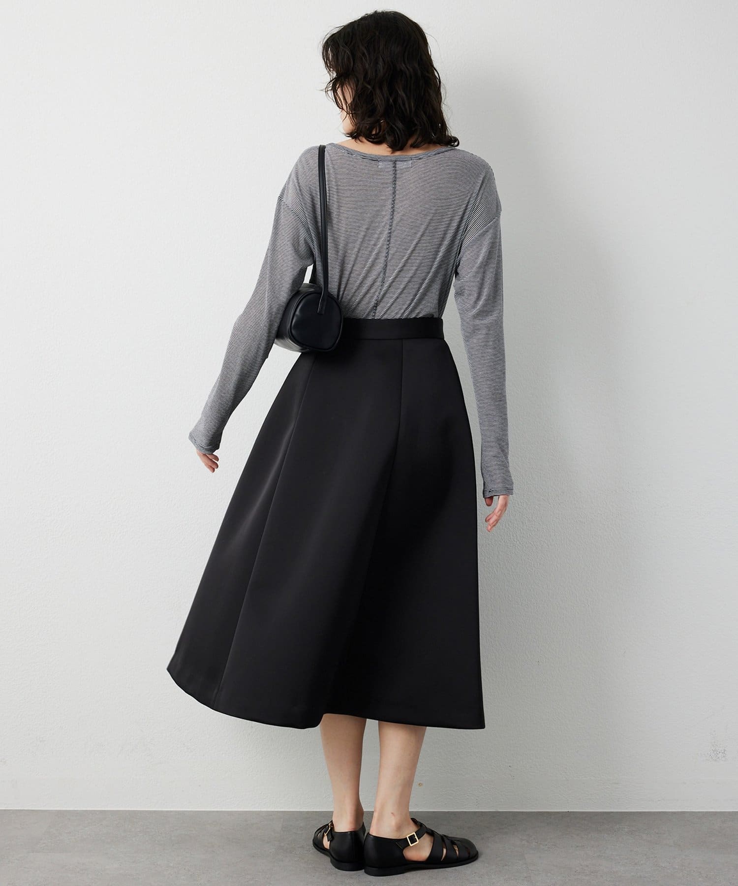 Whim Gazette(ウィム ガゼット) 【THE PAUSE】ボンディングフレアスカート